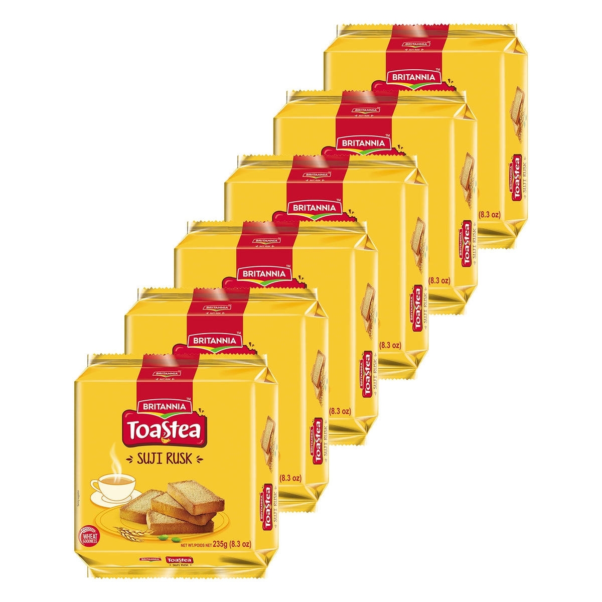 Britannia Toastea Suji Rusk 8.28oz (235g) - Biscotte De Semoule - Cris ...