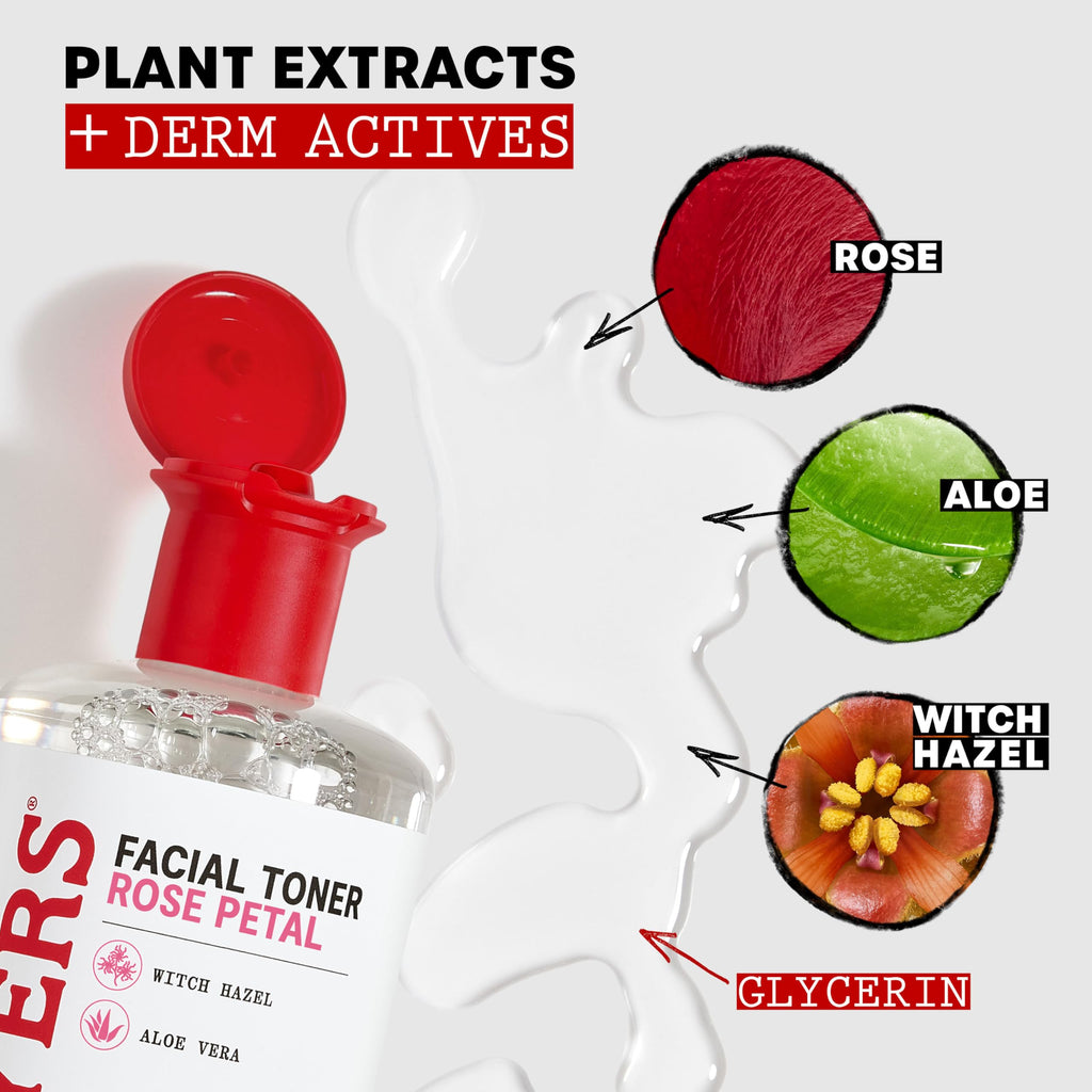 Thayers Facial Toner, Witch Hazel with Aloe Vera, Rose Petal, 12 Fl Oz