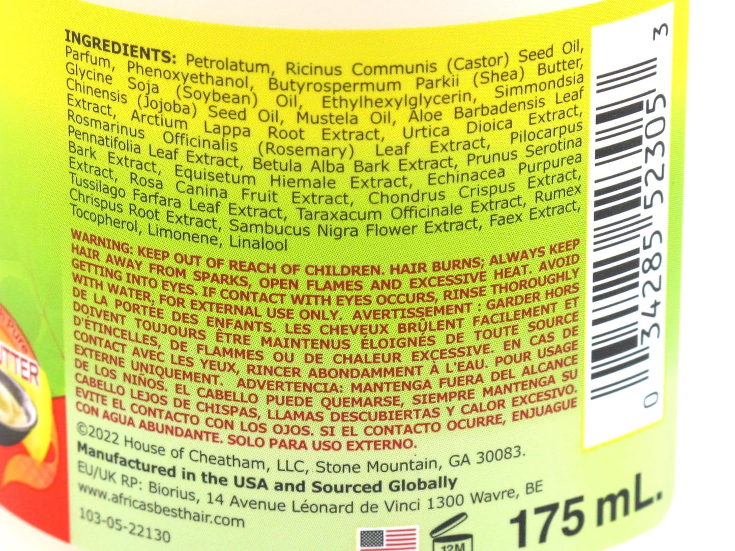 Africas Best Castor Oil 5.25 Ounce (155ml) (2 Pack)