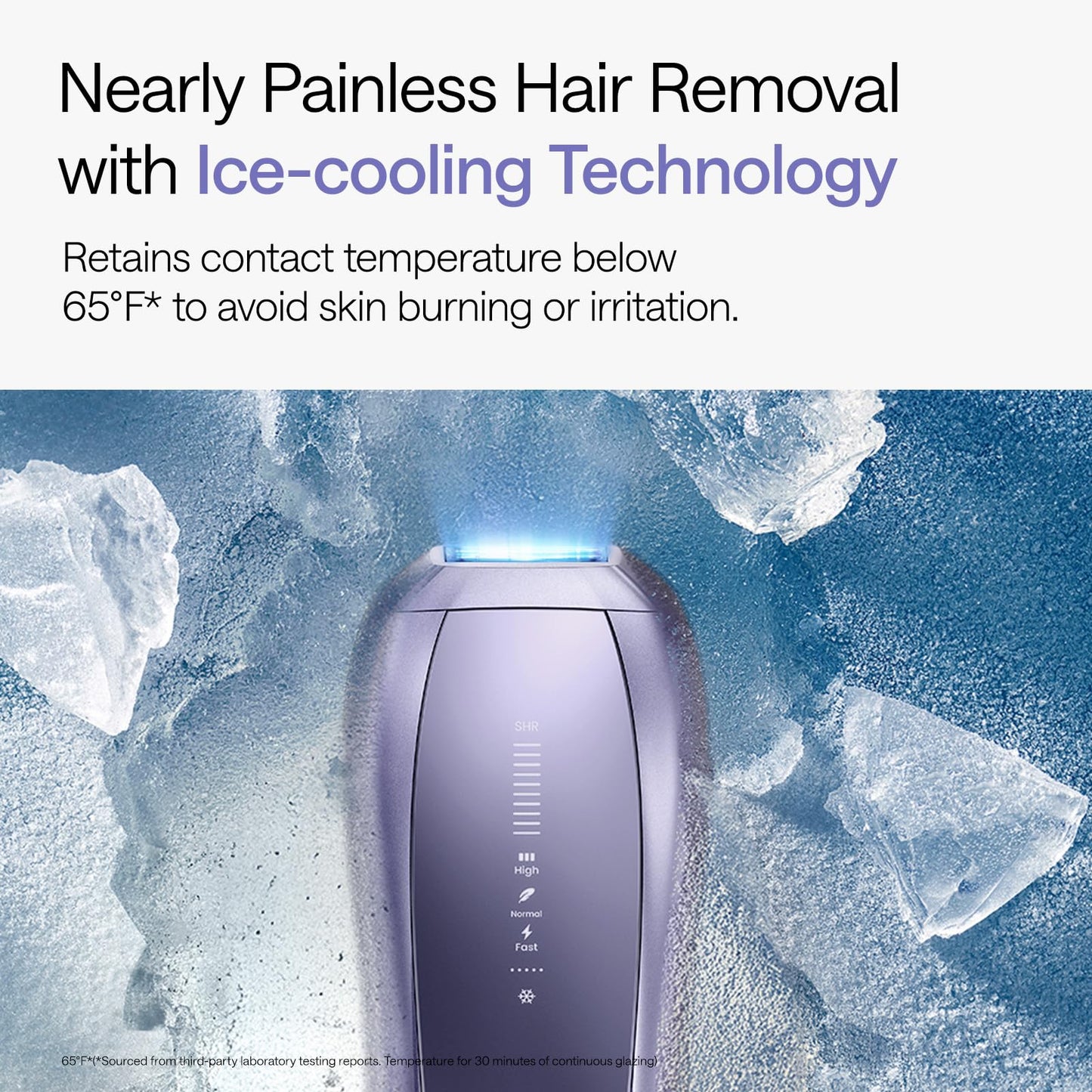 Épilation laser Ulike, Air 10 IPL pour femmes et hommes, contact refroidissant à 18 °C, double éclairage, capteur cutané et mode SHR* pour une épilation quasi indolore, efficace et durable à domicile