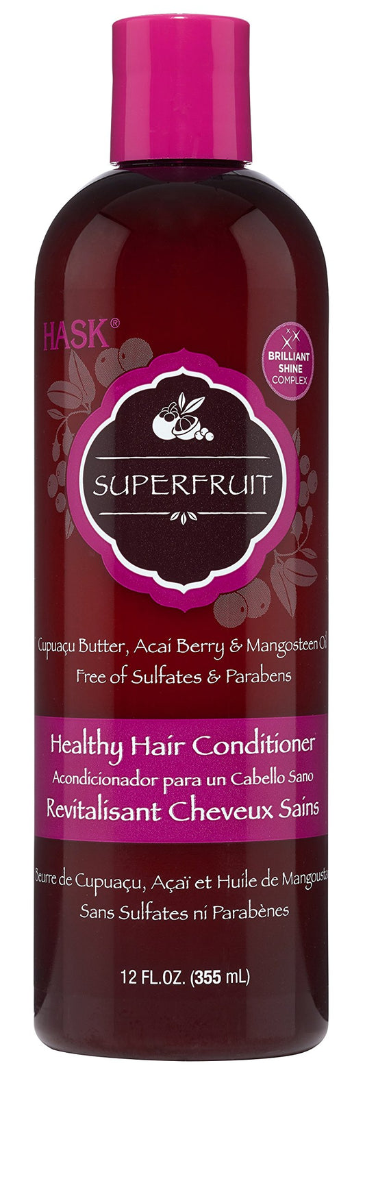 Hask Healthy Hair Conditioner, Superfruit, 12 Ounce