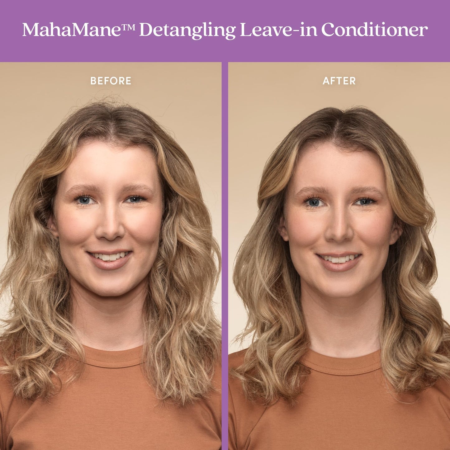 Fable & Mane Leave In Conditioner, 4.7 Fl Oz - Maha Mane Detangler Spray, Silicone-Free Leave In Conditioner for Dry Damaged Hair, Heat Protectant for Hair