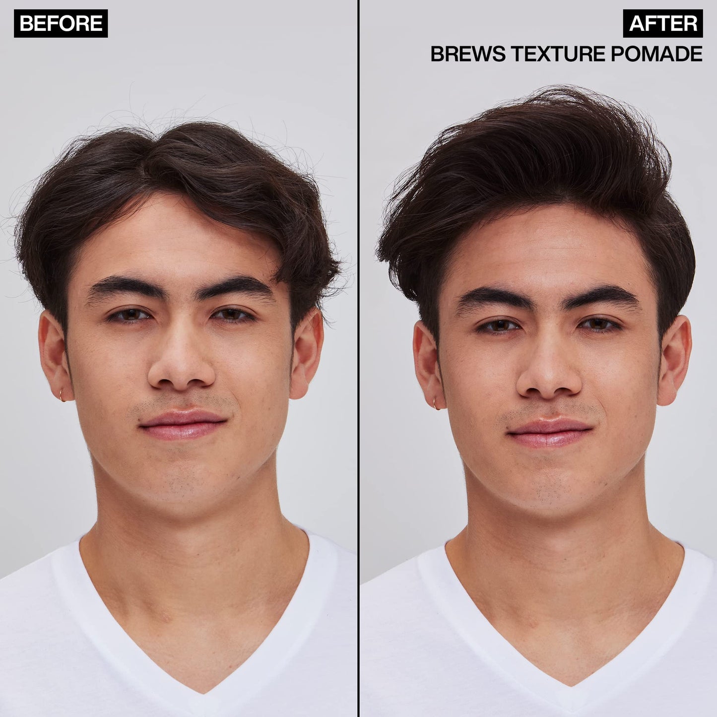 Redken Brews Texture Pomade For Men For All Hair Types - Maximum Strong Hold, Natural Matte and Low Shine Finish With No Crunch Styling and Sculpting