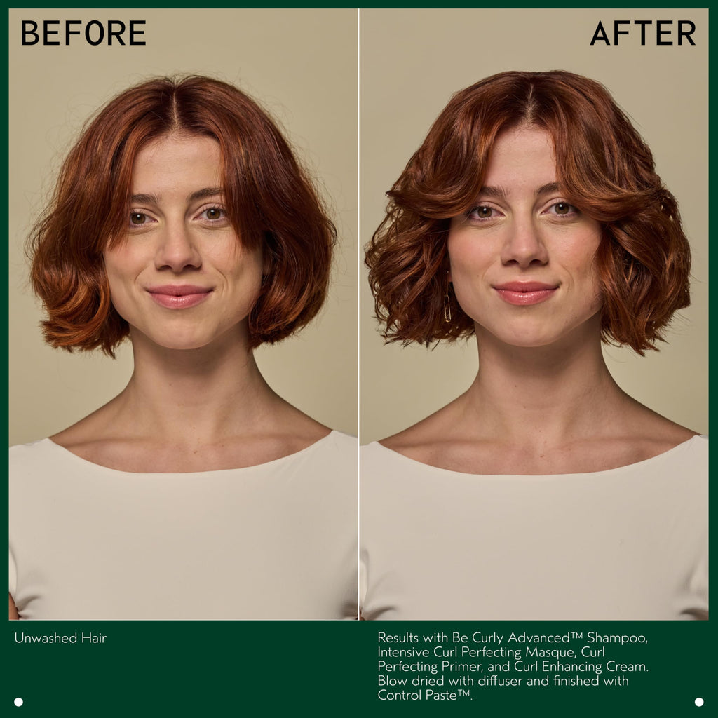 Aveda Be Curly Advanced Curl Enhancer Hair Cream | Defines Curly and Wavy Hair | Hydrates, Reduces Frizz, Adds Shine | Air Dry or Blow Dry | Silicone Free | 98% Naturally Derived*, 1.4 Fl Oz