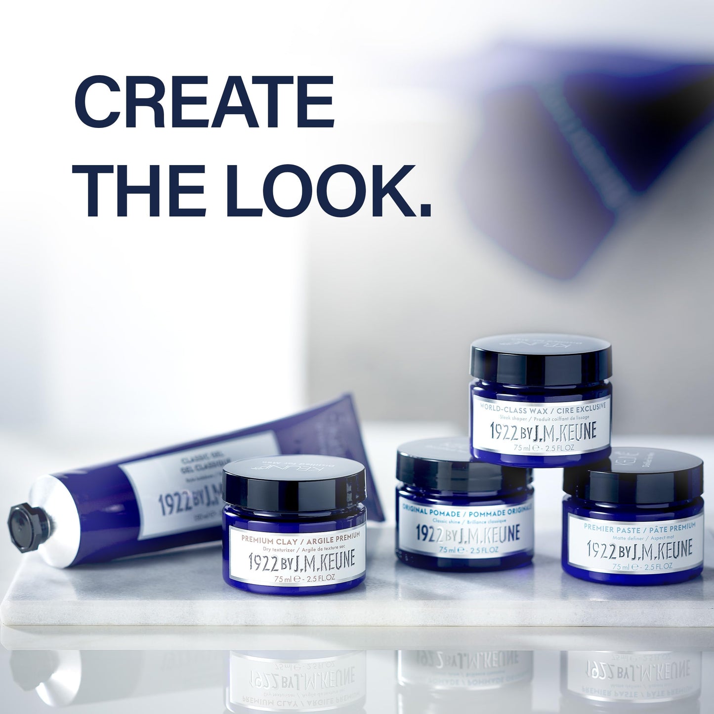 KEUNE 1922 by JM 可塑粘土，男士强力定型哑光造型粘土，2.5 液体盎司