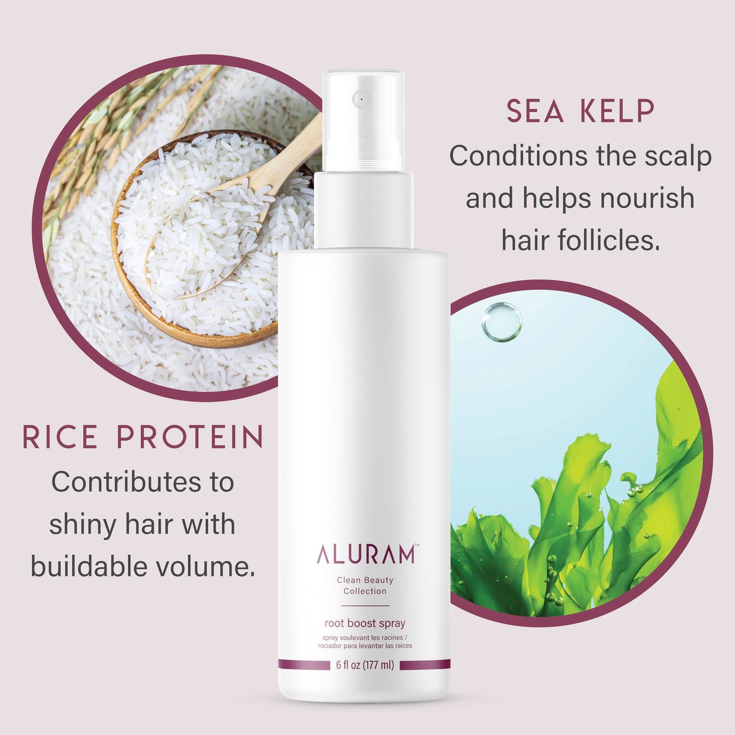 ALURAM Root Boost, Adds Volume & Lift to Roots, For Fine to Medium Hair, 6 Fl Oz