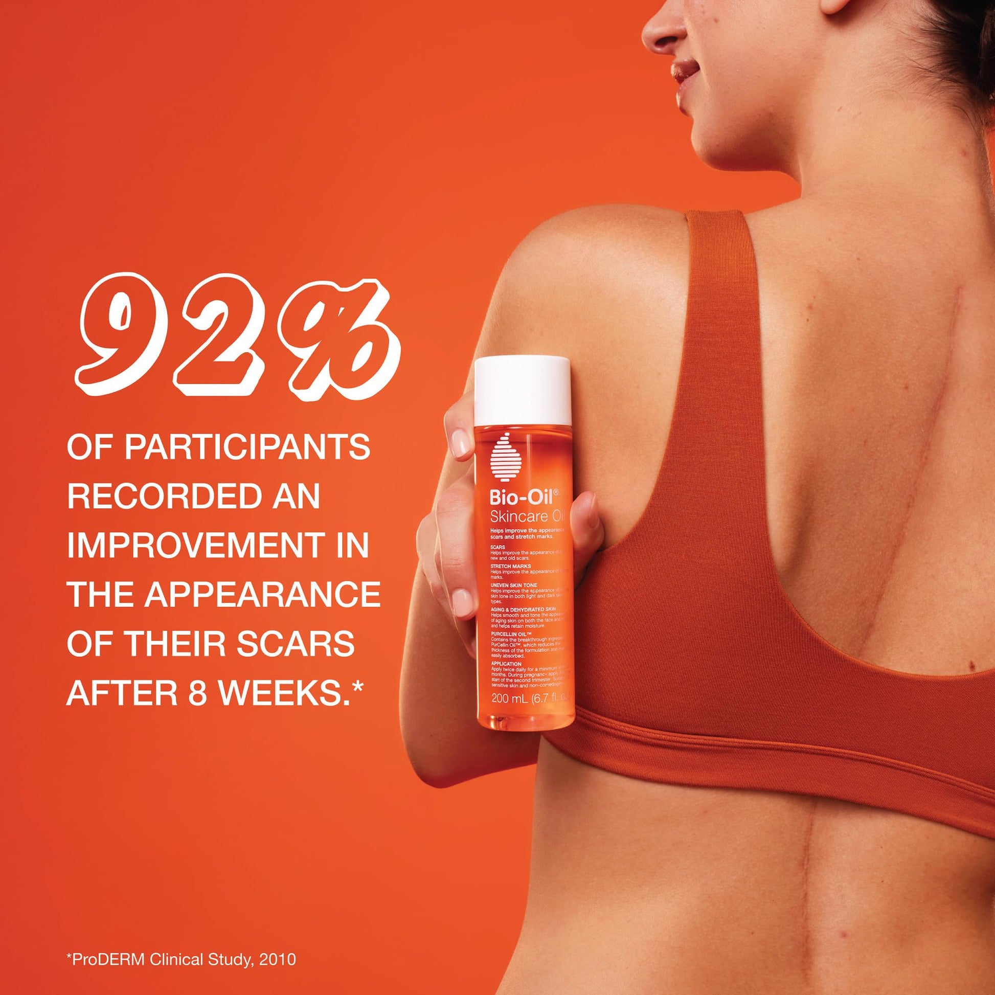 Chocolate Bio-Oil Skincare Body Oil Serum for Scars and Stretch Marks, Face and Body Moisturizer with Vitamin E & A for Sensitive Dry Skin, Dermatologist Recommended, Non-Comedogenic, 4.2 Oz