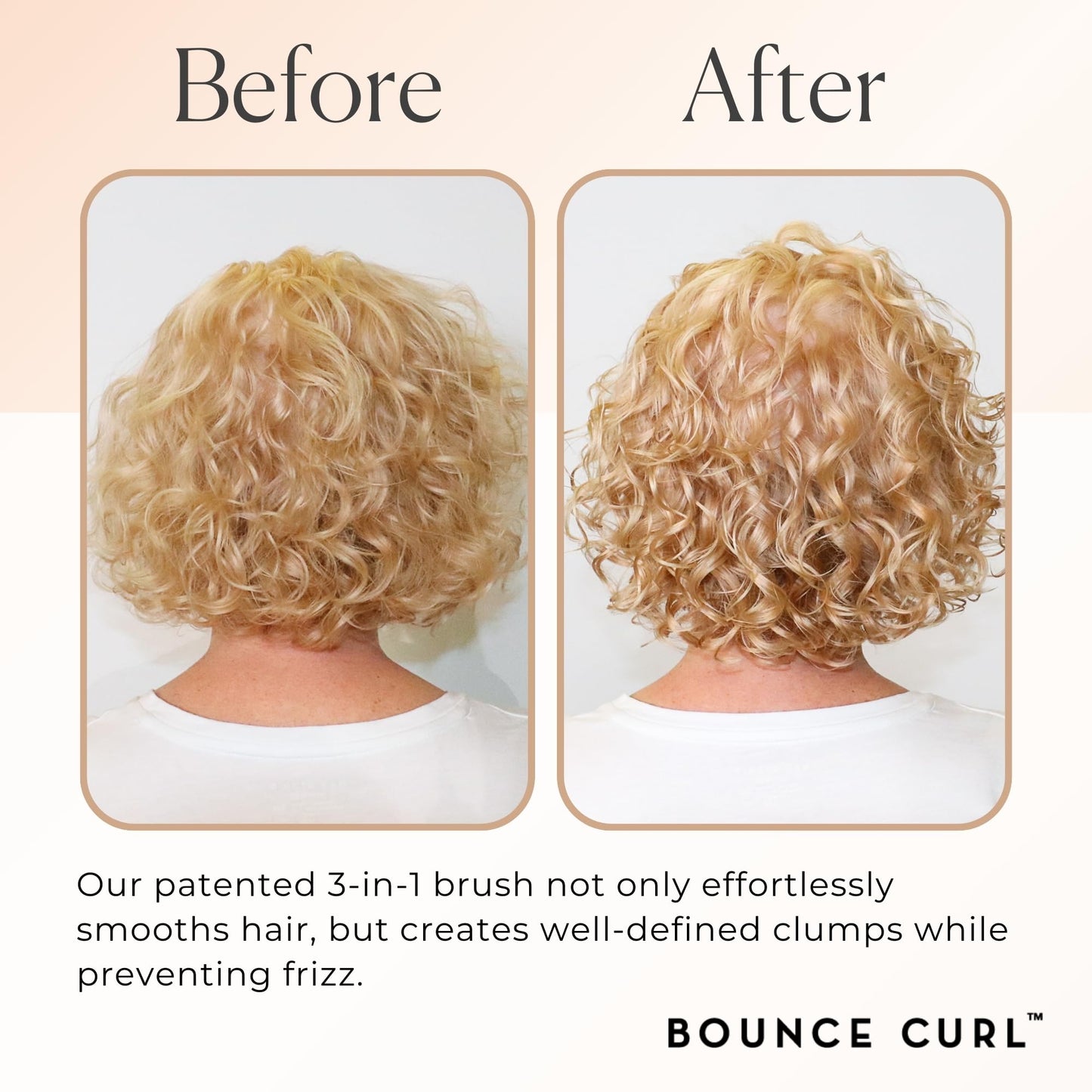Bounce Curl Define EdgeLift Brush, 5-in-1 Tool for Effortlessly Defined Curls, Waves & Coils, Reduces Frizz - Teal
