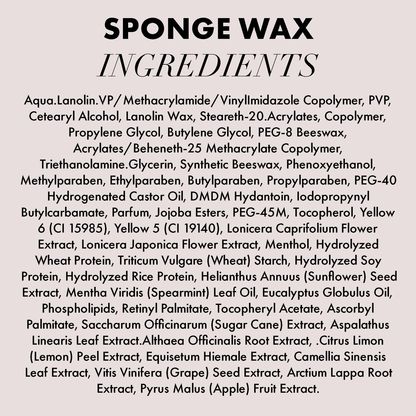 Hanz de Fuko Sponge-Wax – Cire coiffante premium pour hommes, tenue moyenne et fini semi-mat – 57 g