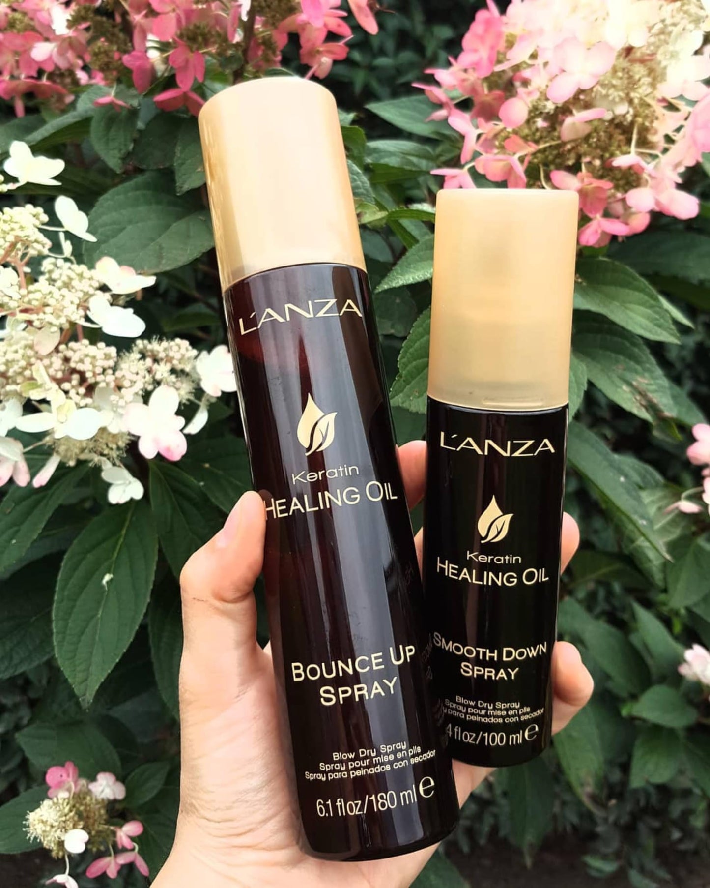 L'ANZA Keratin Healing Oil Bounce Up Hair Spray, Boosts Volume and Shine, With a Weightless Formula, For an Extra Push of Plump, Body & Bounce (6.1 Fl Oz)