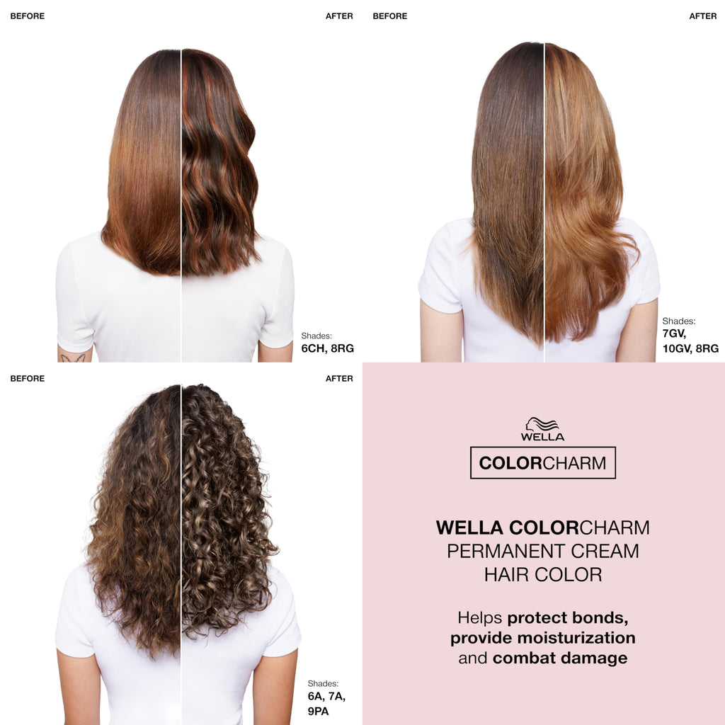 COLORCHARM Permanent Cream Hair Color, 4CH Dark Chocolate Brown, 2 oz.