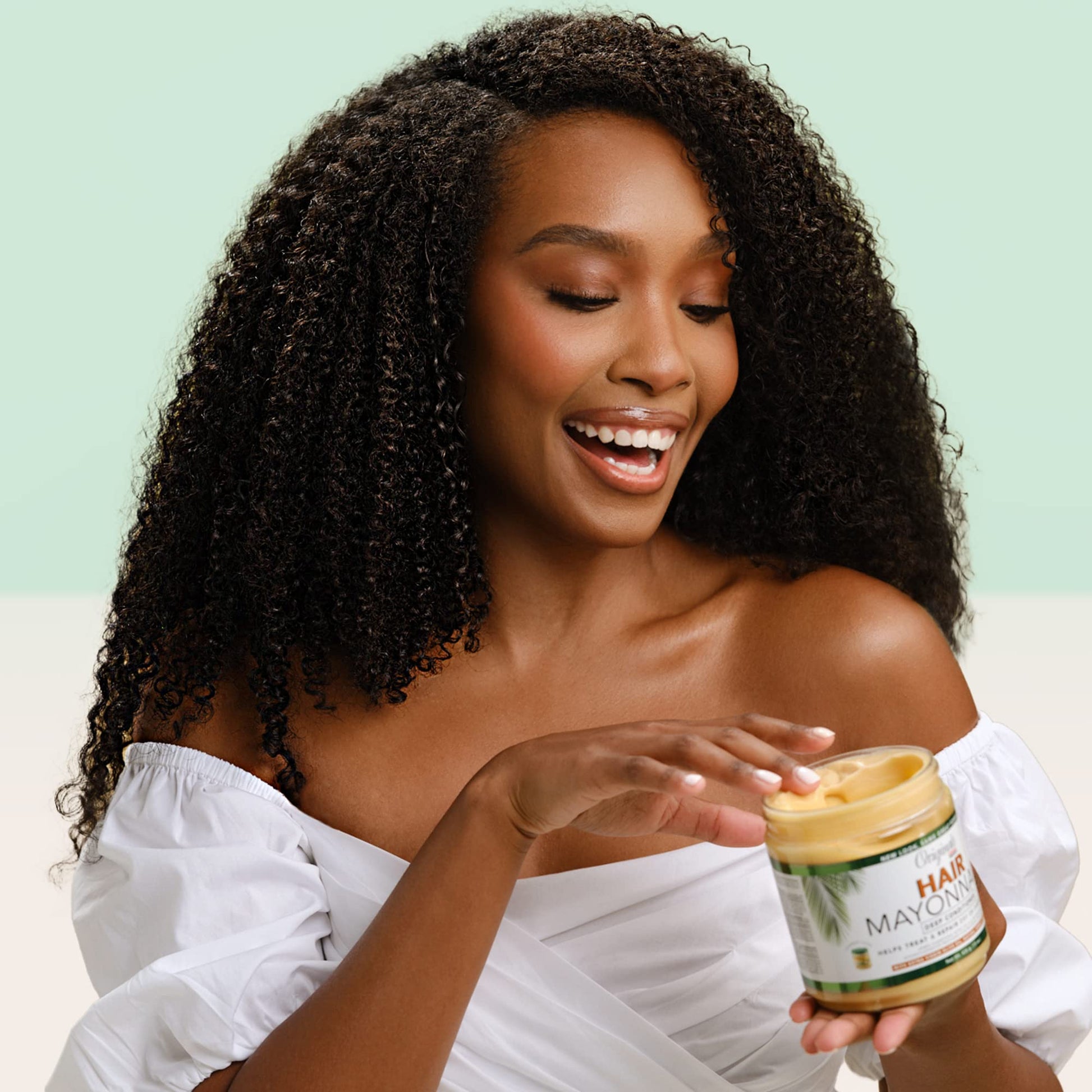Light Gray Originals By Africa's Best Hair Mayonnaise Conditioner – 2 Pack (15 oz Jars) – Enriched with Herbal Extracts, Egg Protein & Olive Oil for Deep Conditioning & Repair