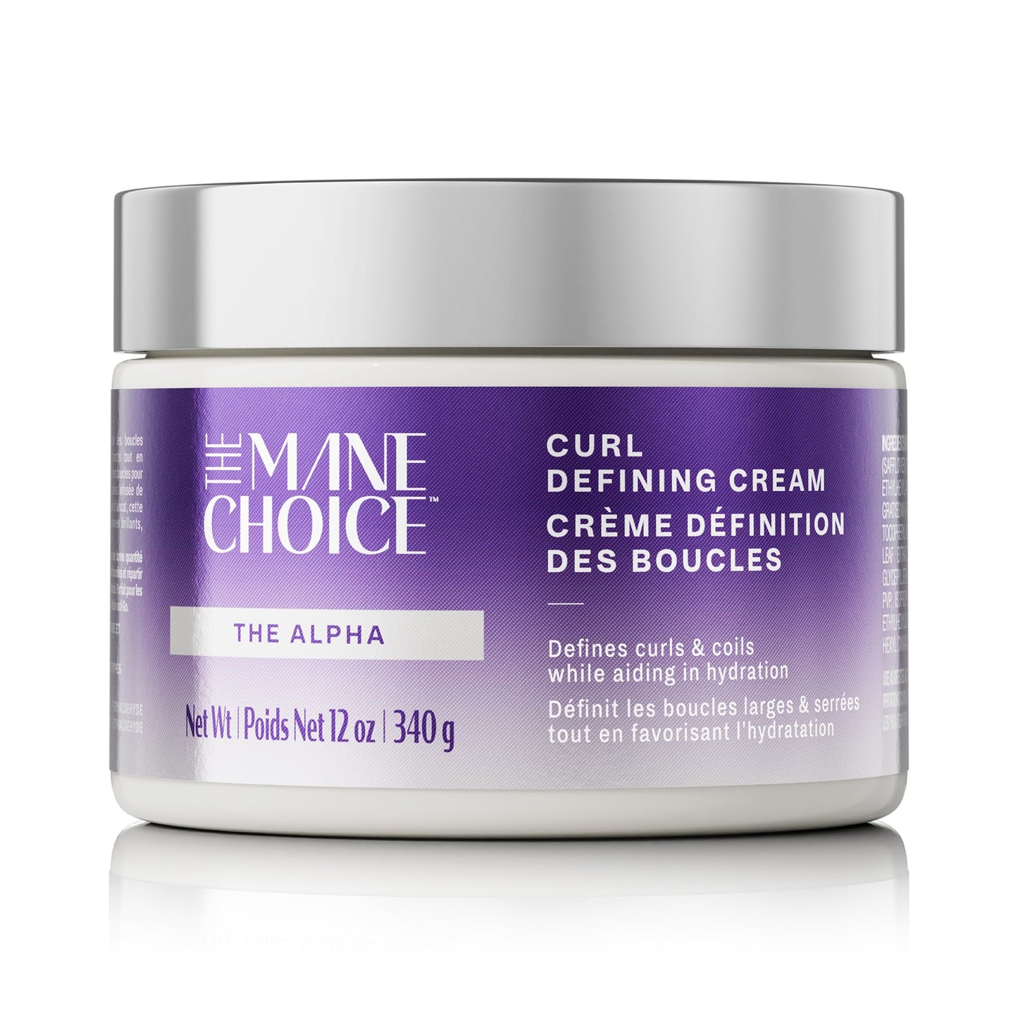 The Mane Choice The Alpha Curly As Can Be Curl Defining Cream, 12 oz, définit, hydrate et lisse les frisottis, crème pour cheveux bouclés, ondulés et frisés, enrichie en biotine et vitamine E, sans parabène
