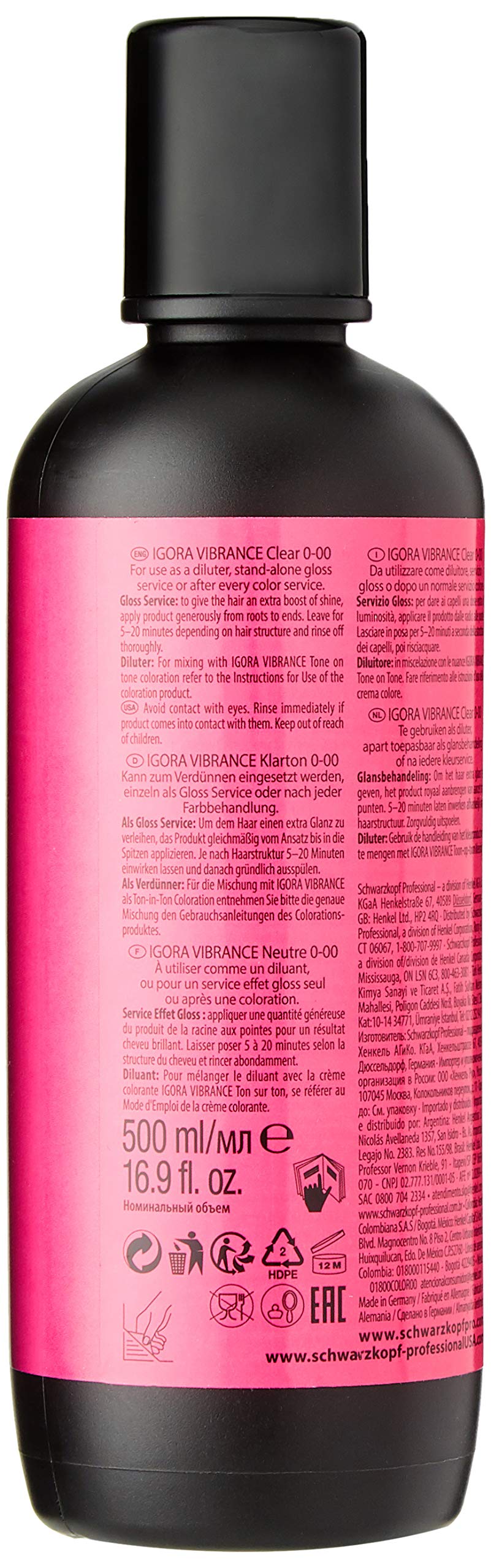 Igora Vibrance Clear 0-00 500毫升