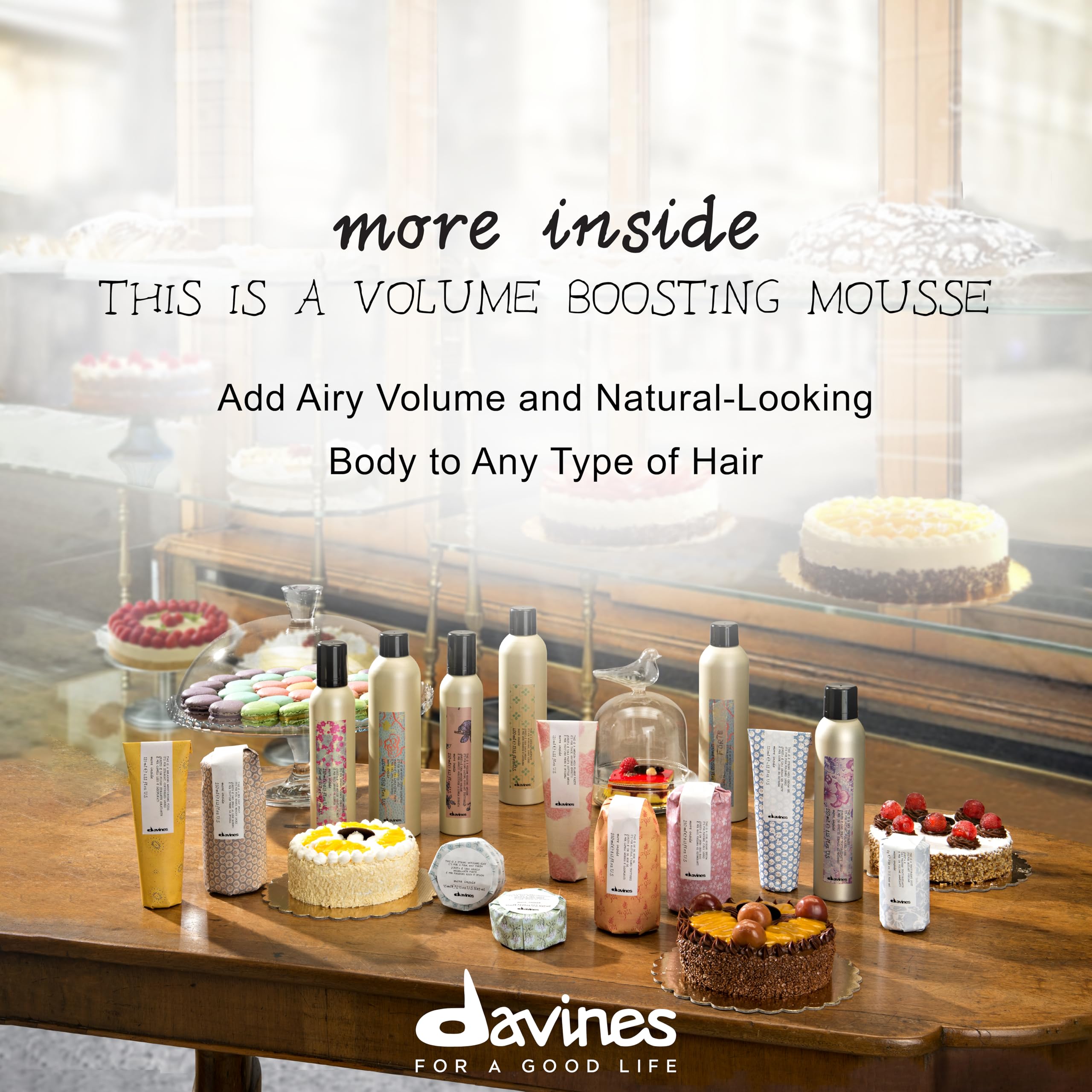 Davines This is a Volume Boosting Mousse, 8.43 Ounce
