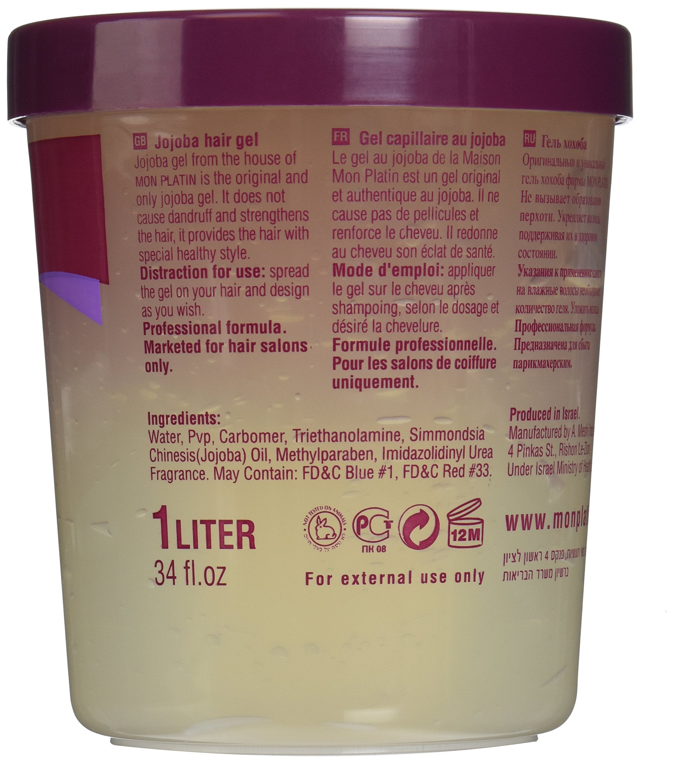 Mon Platin Jojoba Gel, 1000 Gram
