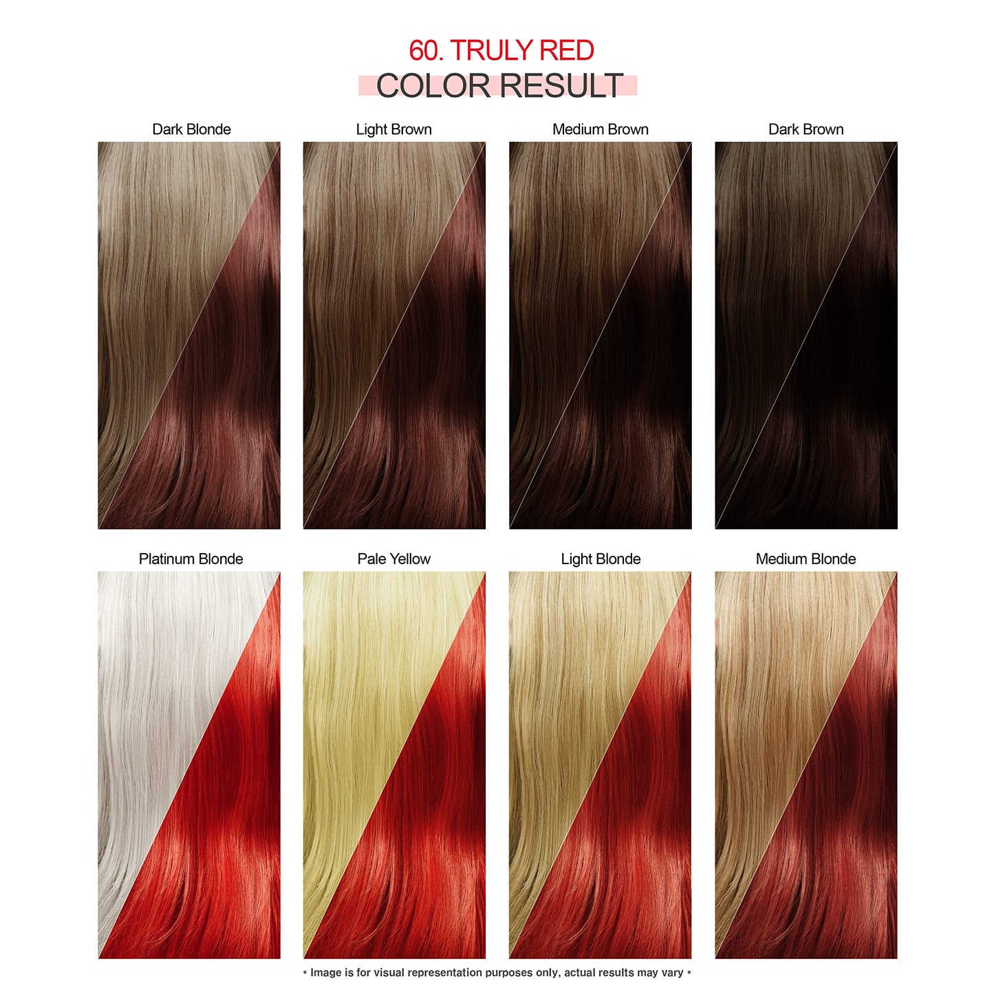 Adore Semi Permanent Hair Color - Vegan and Cruelty-Free Hair Dye - 4 Fl Oz - 060 Truly Red (Pack of 1)