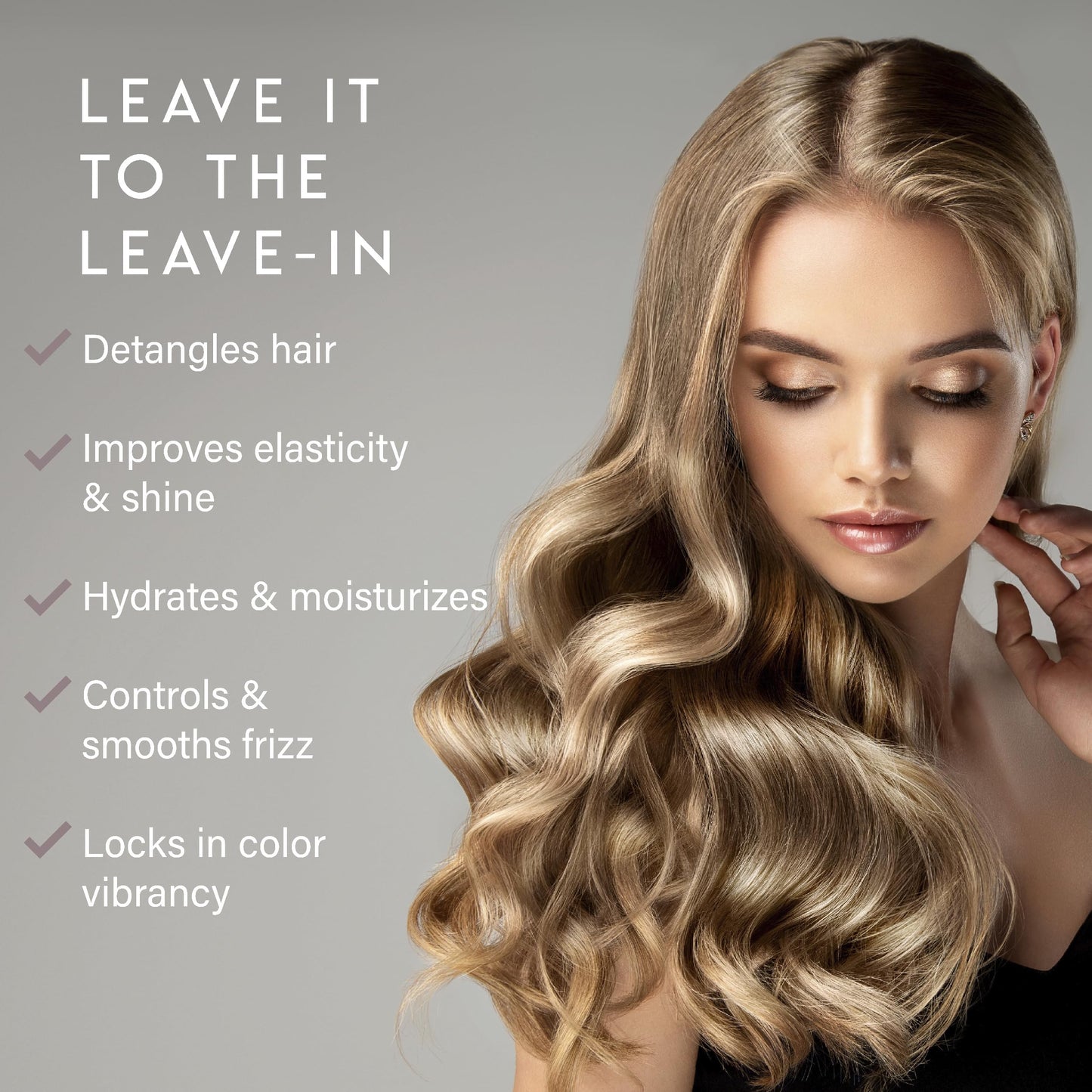 ALURAM Coconut Water Leave-In Conditioner for Healthy, Hydrated Hair, 8 Fl Oz