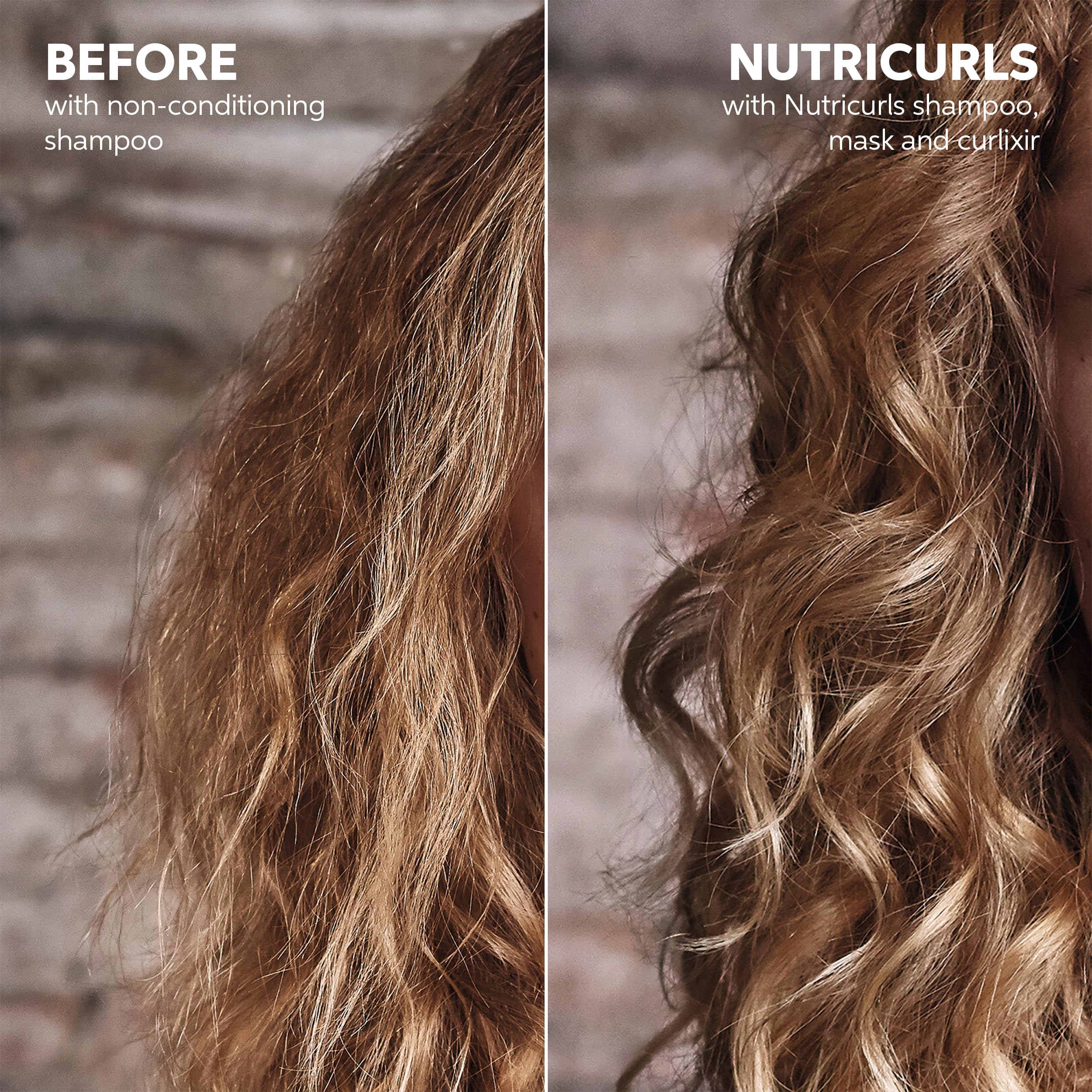 Wella Professionals Nutricurls Shampoo for Waves | Nourish and Define Waves & Curls | Formulated Without Sulfates | 8.4 Fl Oz