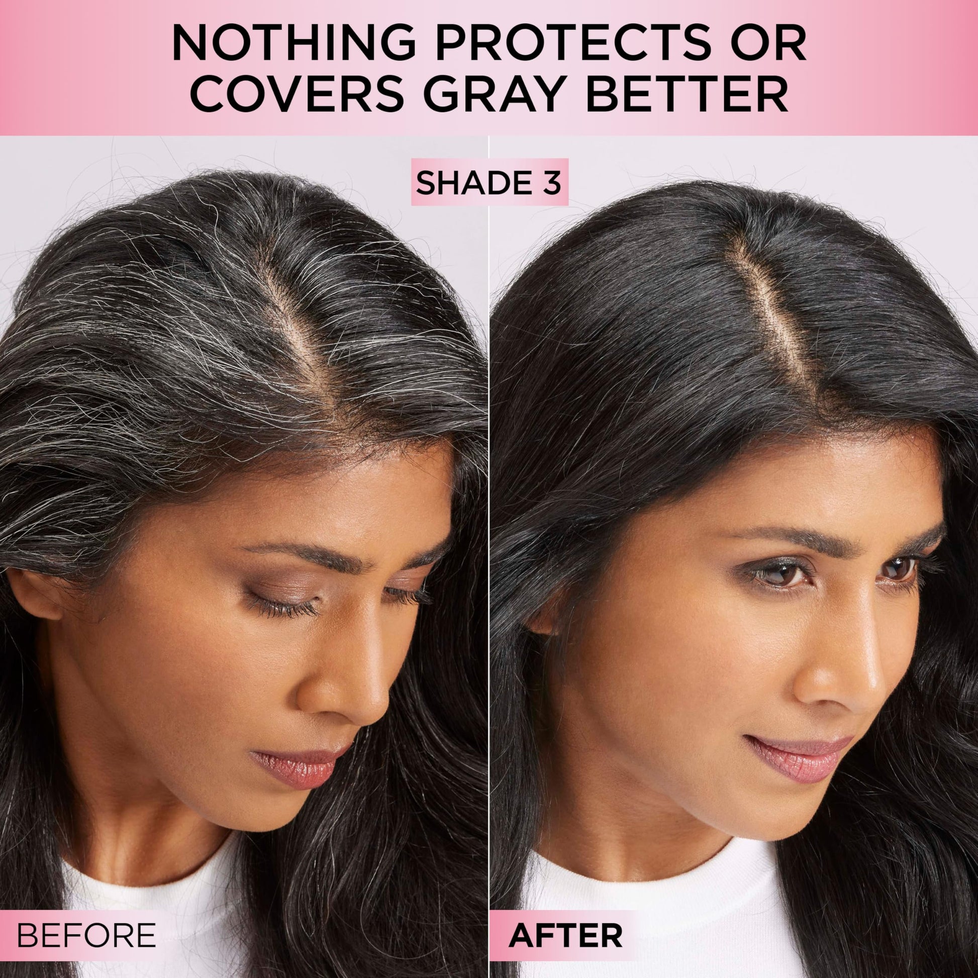Black L'Oreal Paris Excellence Crème Permanent Hair Dye, Triple Care Hair Color with Hyaluronic Acid for 100% Gray Coverage, 5 Medium Brown, 1 Kit (Packaging May Vary)