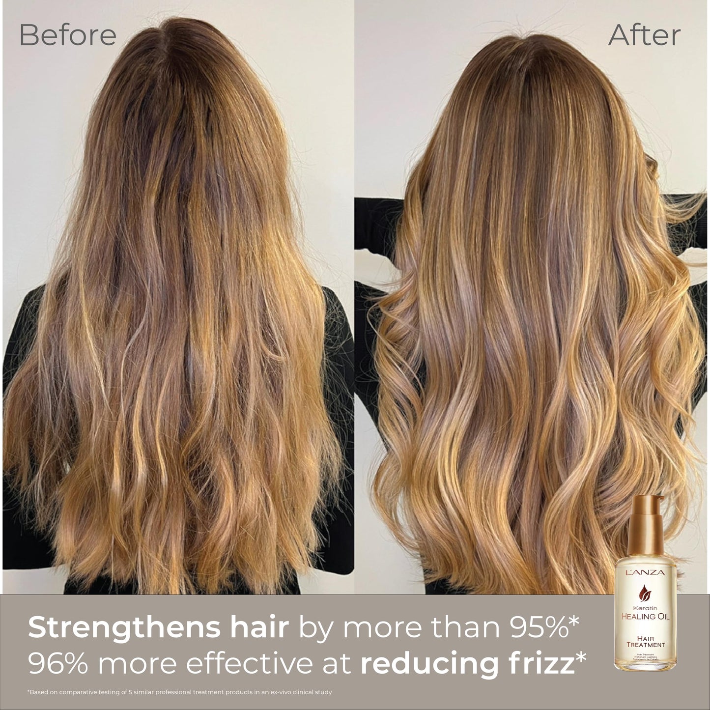 L'ANZA Keratin Healing Hair Oil Treatment, Keratin Hair Treatment, Hair Oil For Damaged Hair, Revives & Nourishes, Sulfate Free Healing Oil for Hair with Phyto IV Complex, Cruelty Free Hair Care