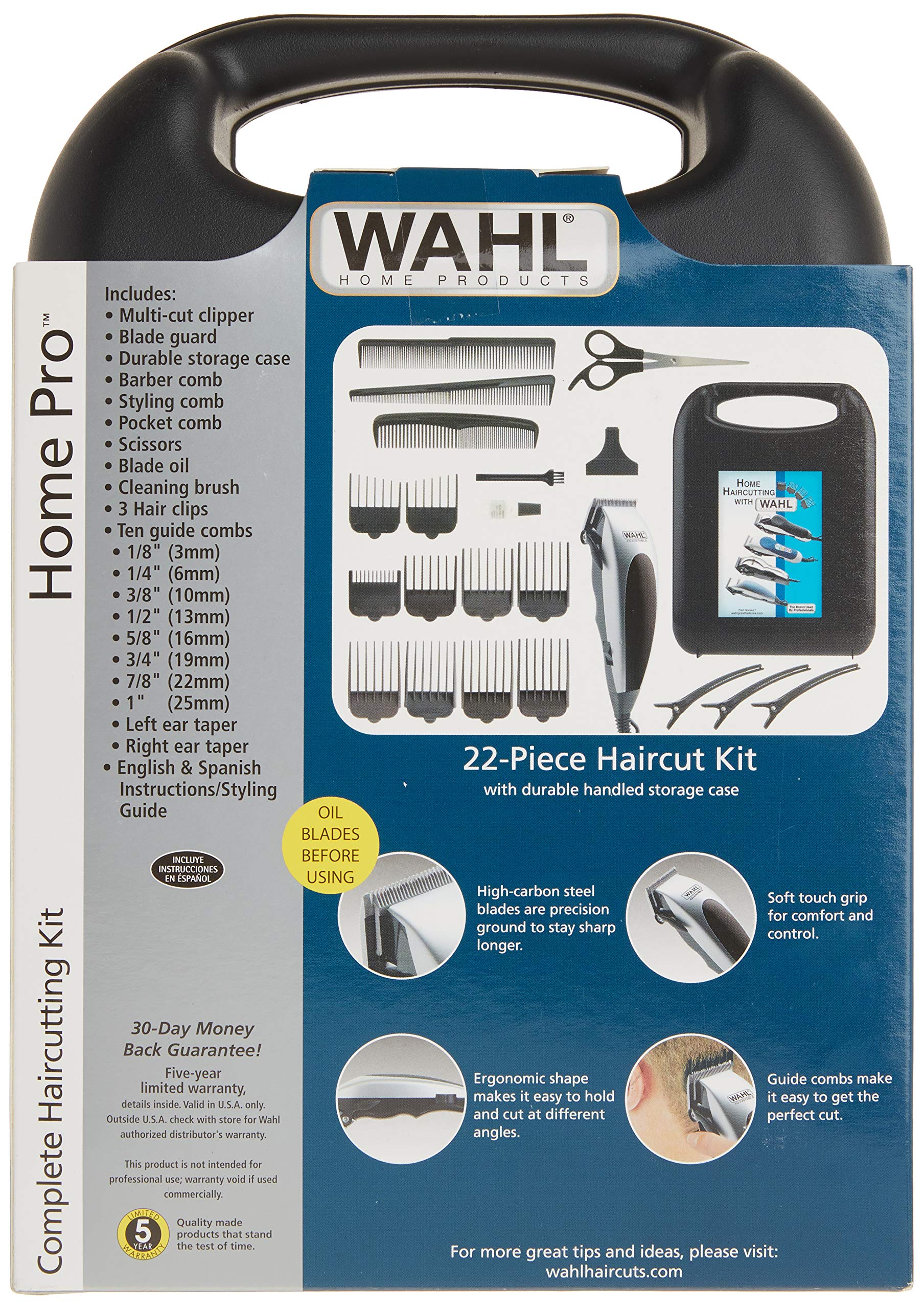 Wahl 9243-004N HomePro 22-Piece Complete Haircut Kit