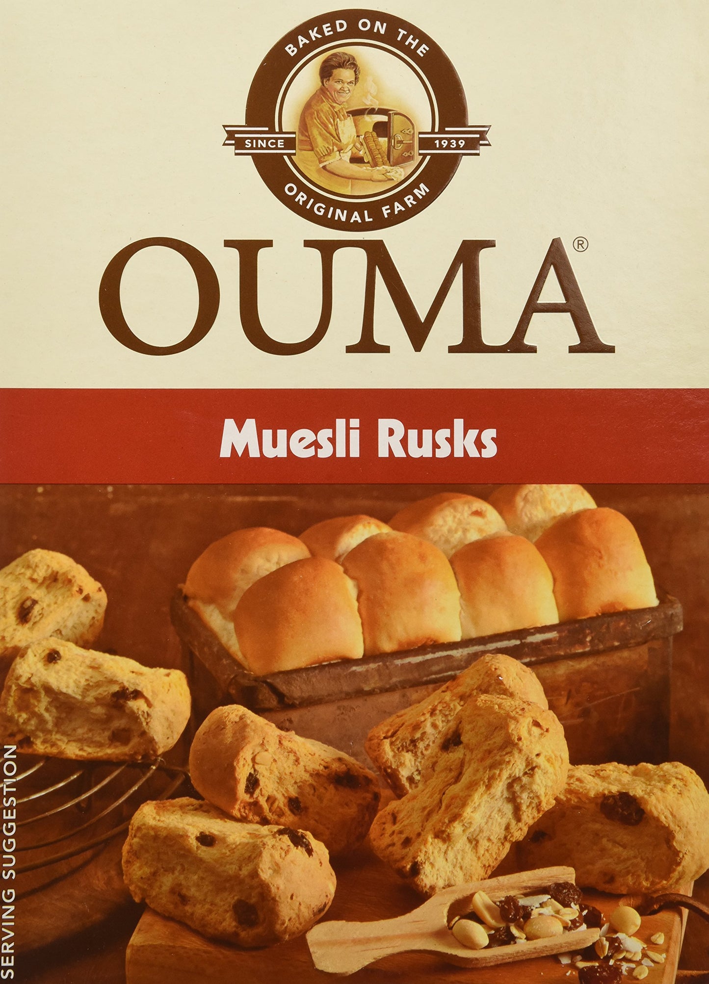 Biscottes Ouma Muesli (paquet de 2), 17,64 oz