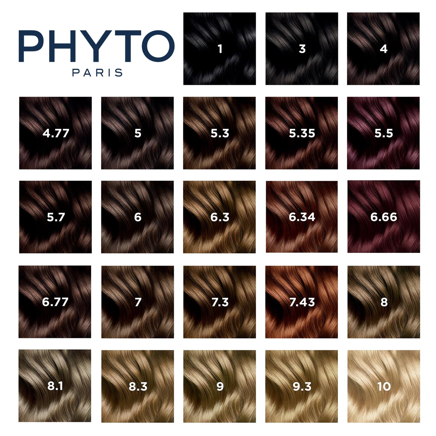 Black Phytocolor Permanent Hair Color, 5.5 Very Light Mahogany Brown, with Botanical Pigments, 100% Grey Hair Coverage, Ammonia-free, PPD-free, Resorcin-free