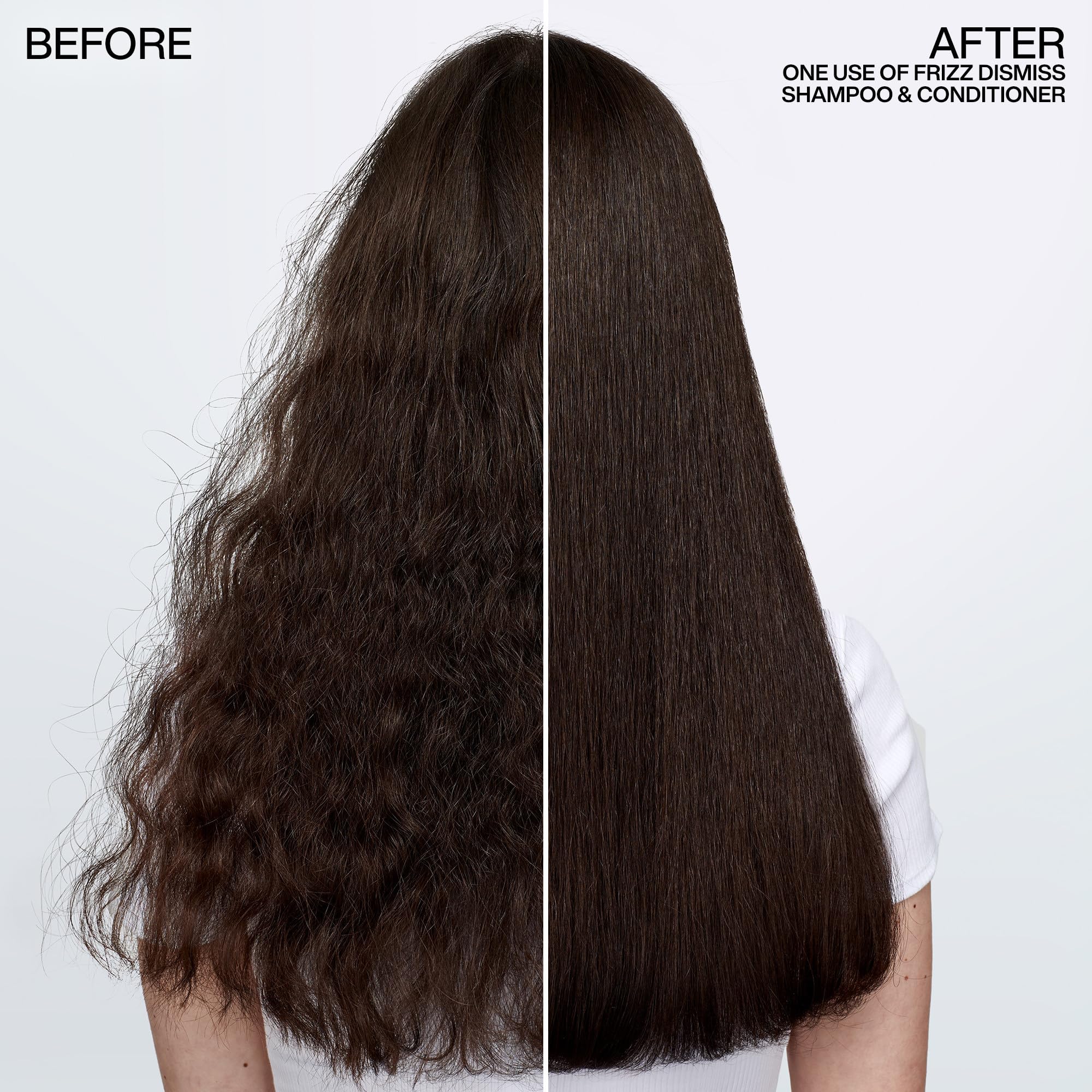 Redken Frizz Dismiss Shampoo | Sulfate Free Shampoo For Frizzy Hair | Gently Cleanses, Smooths, and Adds Shine | Weightless Long-Lasting Frizz Control | Humidity Protection | Anti Frizz