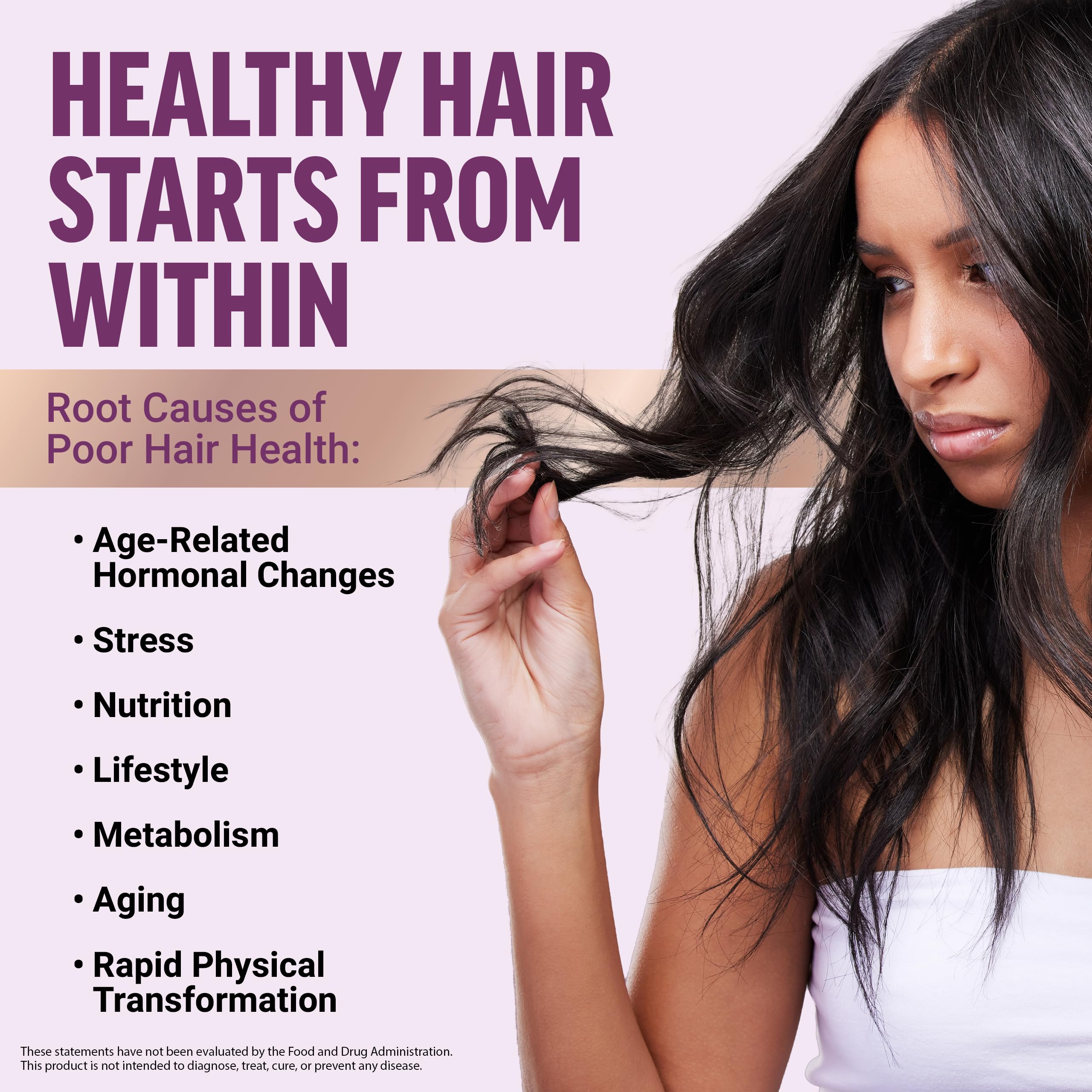 Force Factor Hair Growth Accelerator Soft Chews, Hair Growth Vitamins for Women and Men with Clinically Studied Lustriva and Biotin, Promotes Thicker, Fuller, Stronger Hair, Mixed Berry, 60 Soft Chews