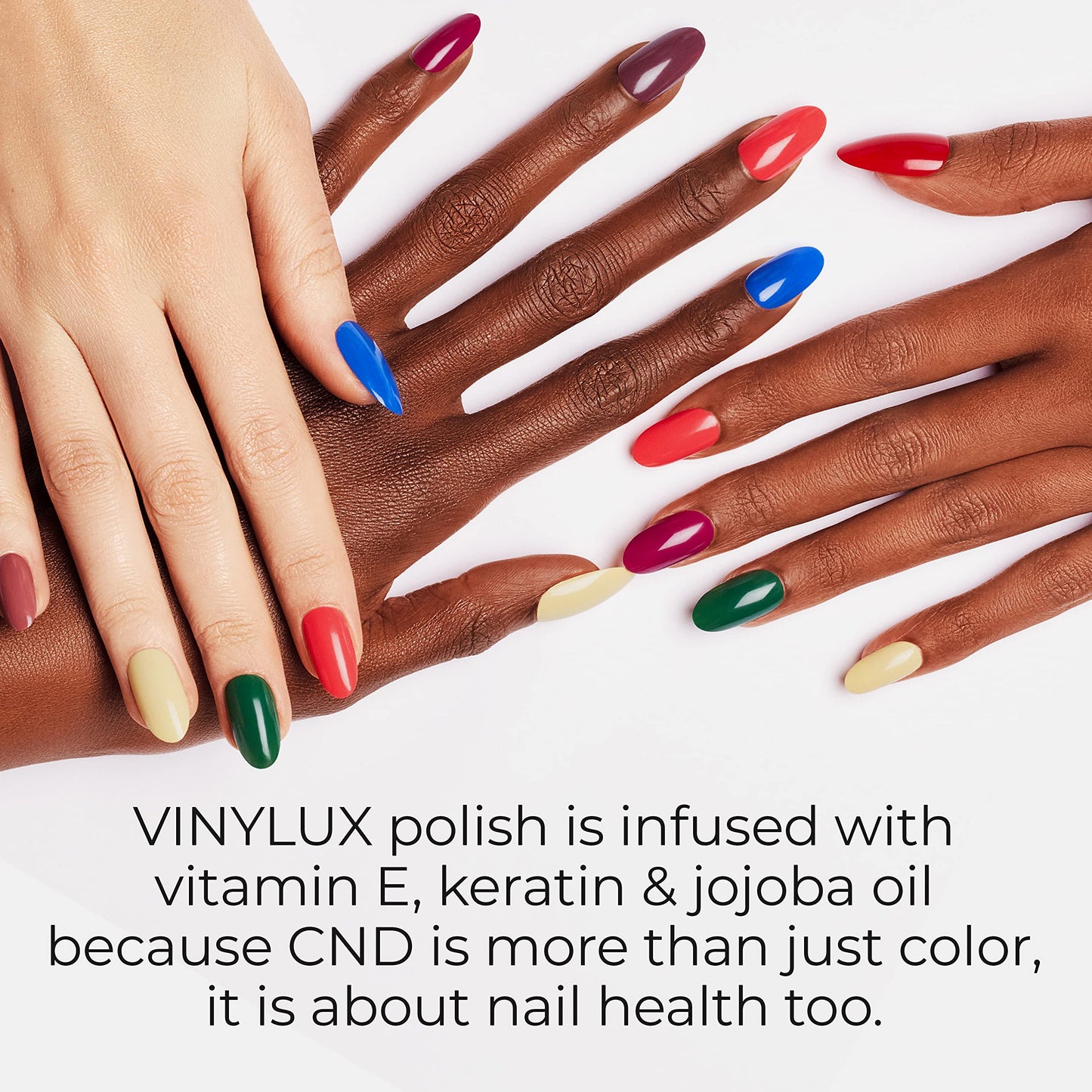 Lavender CND Vinylux Longwear Red Nail Polish, Gel-like Shine & Chip Resistant Color, Rose-Mance, 0.5 fl. oz