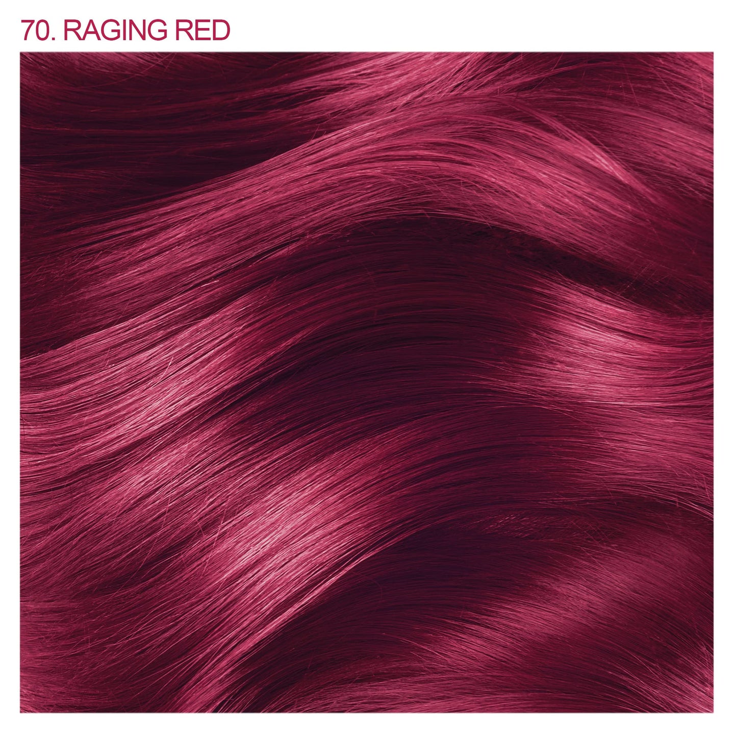 Adore Semi Permanent Hair Color - Vegan and Cruelty-Free Red Hair Dye - 4 Fl Oz - 070 Raging Red (Pack of 1)