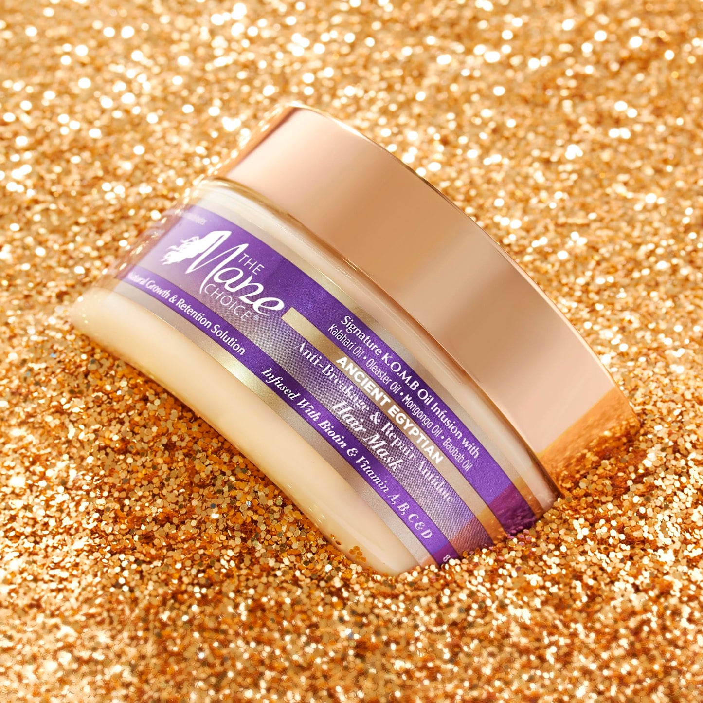 The Mane Choice Masque capillaire anti-casse et réparateur égyptien antique pour cheveux bouclés, ondulés et crépus, 227 g