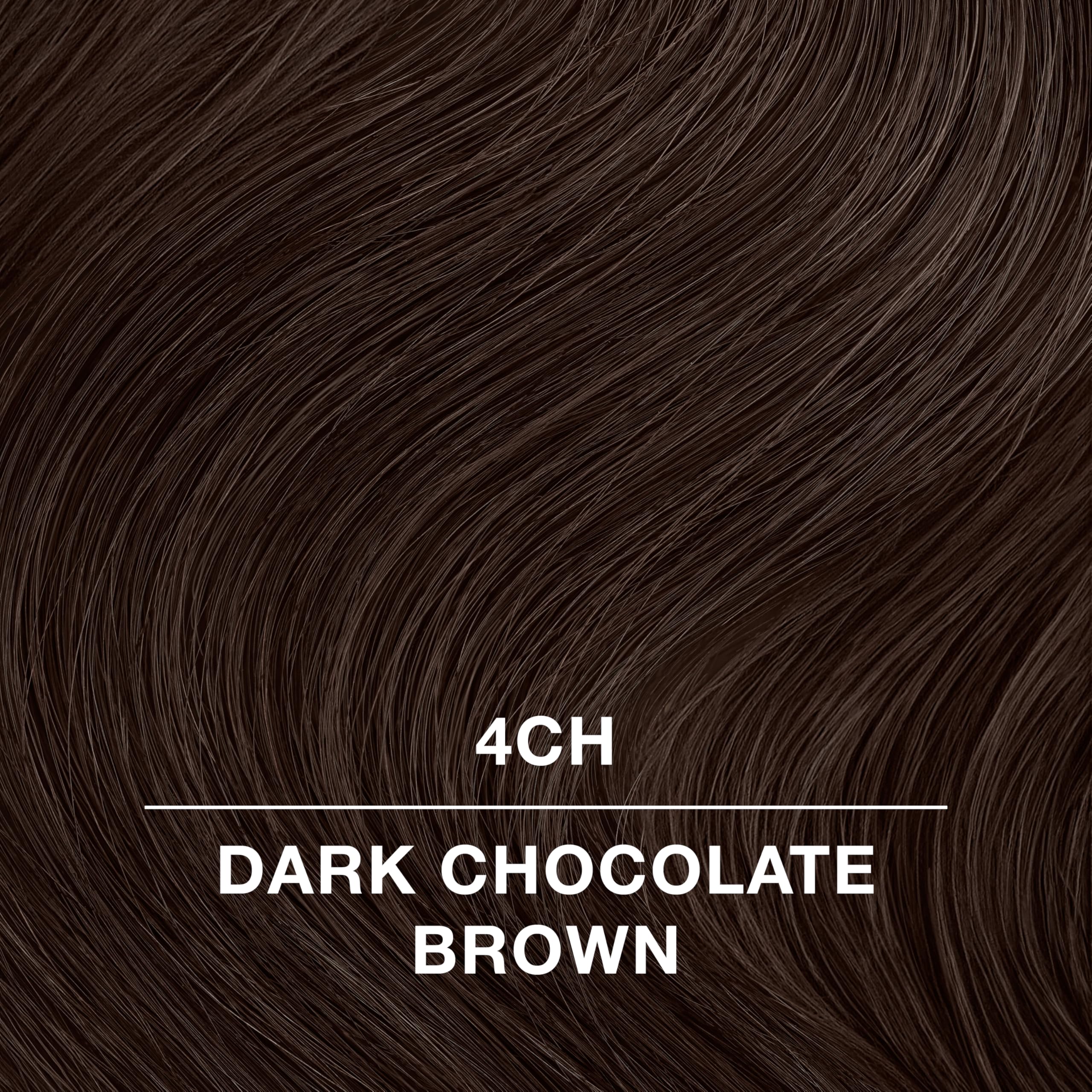 COLORCHARM Permanent Cream Hair Color, 4CH Dark Chocolate Brown, 2 oz.