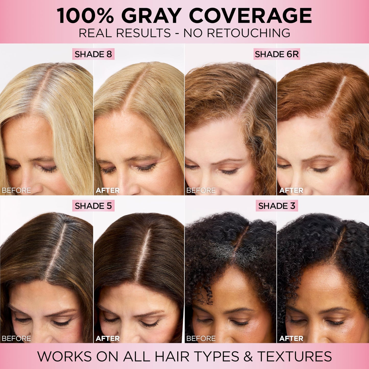 White Smoke L'Oreal Paris Excellence Crème Permanent Hair Dye, Triple Care Hair Color with Hyaluronic Acid for 100% Gray Coverage, 5 Medium Brown, 1 Kit (Packaging May Vary)