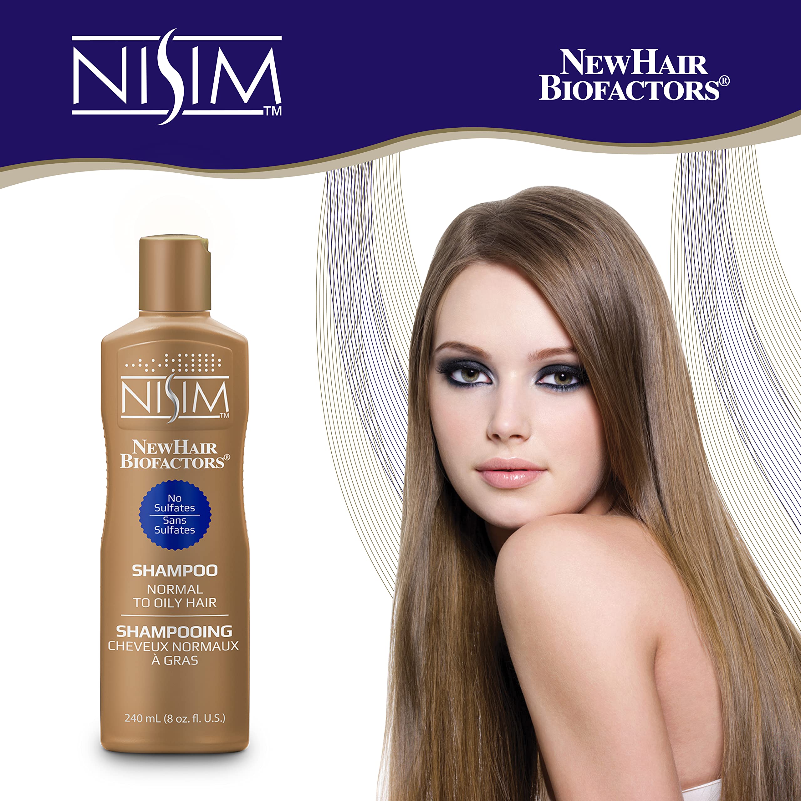 Nisim - Normal to Oily Shampoo No Sulfates 8 oz