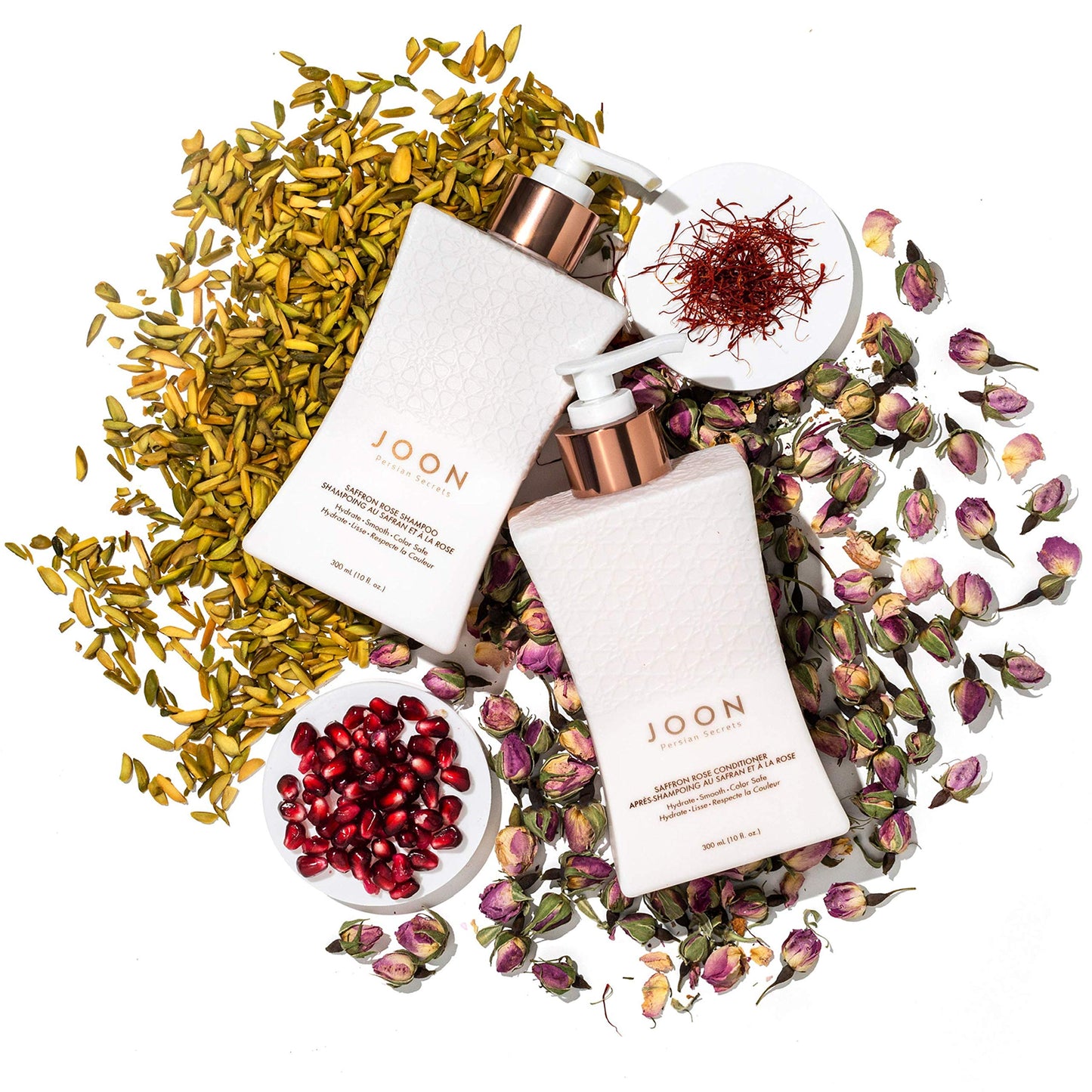 White Smoke Joon Saffron Rose Conditioner + Pomegranate & Pistachio Oil, 10 Fl. Oz.