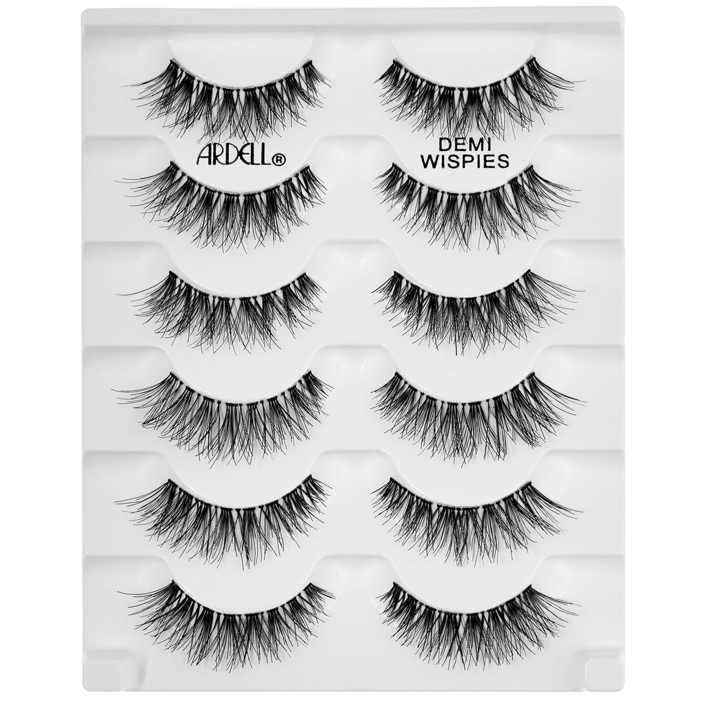 Ardell Demi Wispies Eyelashes – Multi-Dimensional, Eyelashes Natural Look, 6 Pairs