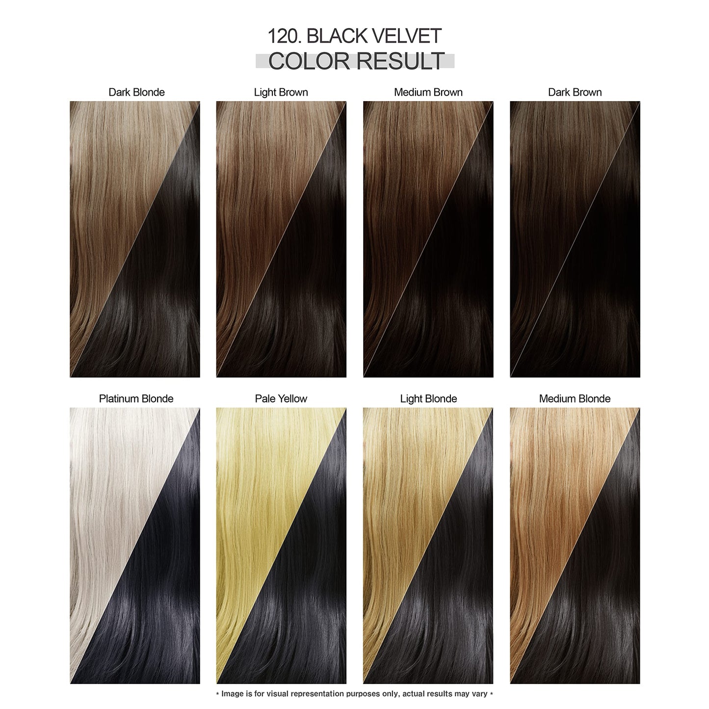 Adore Semi Permanent Hair Color - Vegan and Cruelty-Free Black Hair Dye - 4 Fl Oz - 120 Black Velvet (Pack of 2)