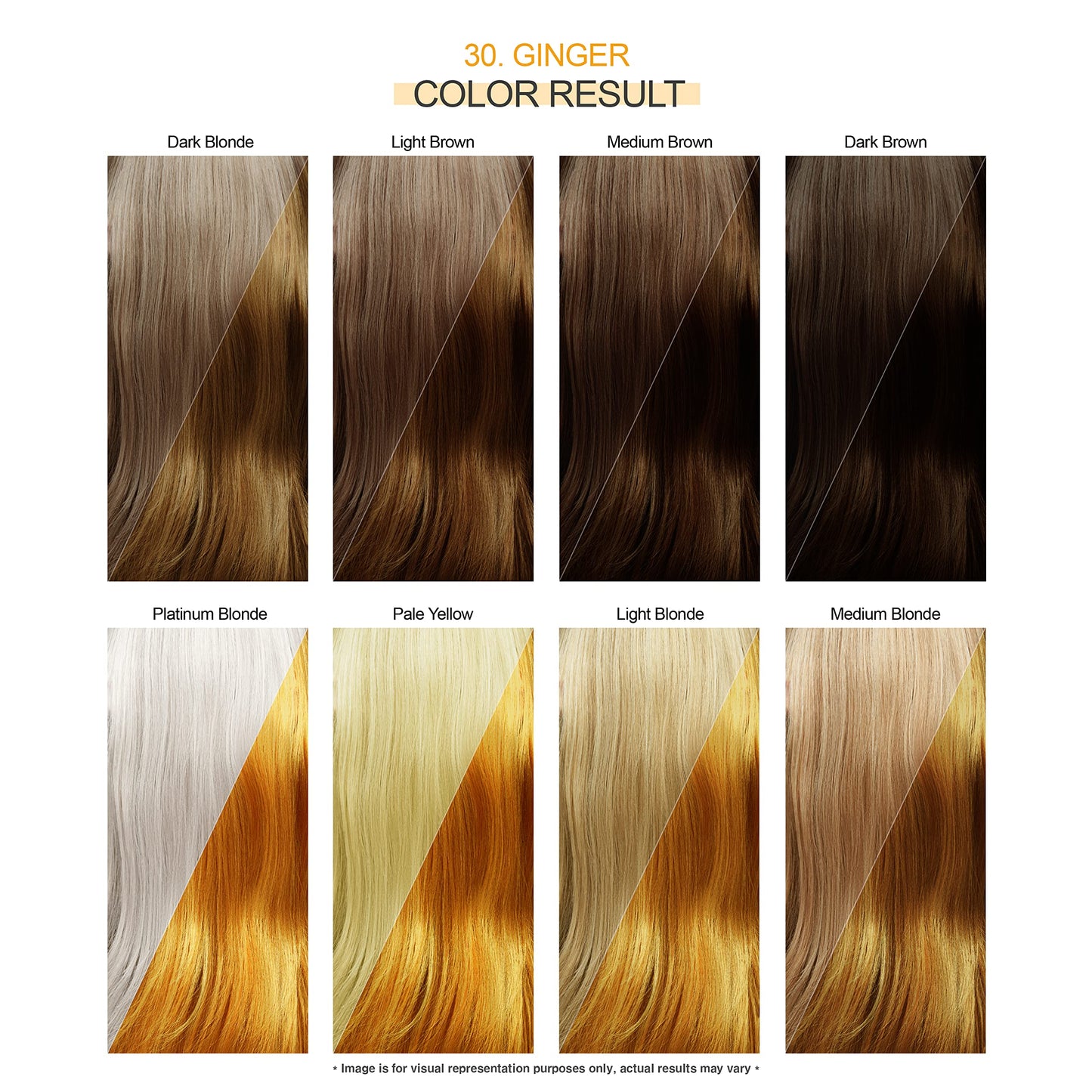 Adore Semi Permanent Hair Color - Vegan and Cruelty-Free Hair Dye - 4 Fl Oz - 030 Ginger (Pack of 1)