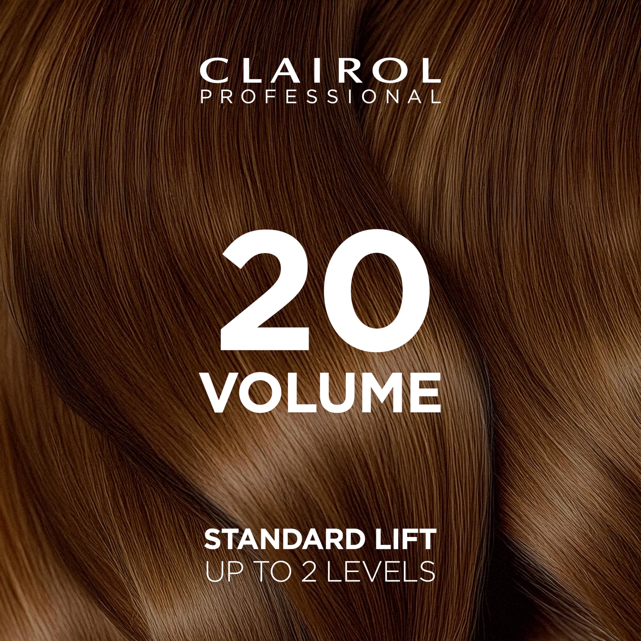 Clairol Professional Pure White 20 volume Crème Developer, 16 oz (Pack of 1)