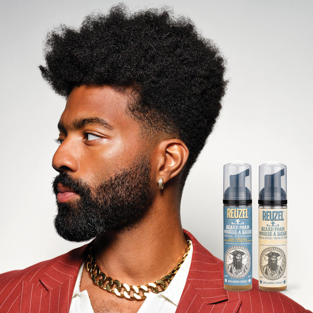 Reuzel Beard Foam, Reduces Beardruff And Itchy Skin, 2.36 Oz