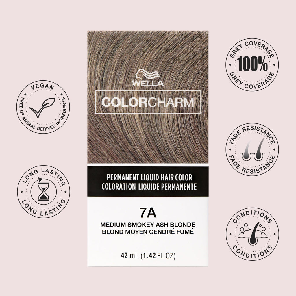 COLORCHARM Permanent Liquid Hair Color | 12A Frosty Ash Blonde | Up to 100% Gray Coverage | 1.42 Fl Oz