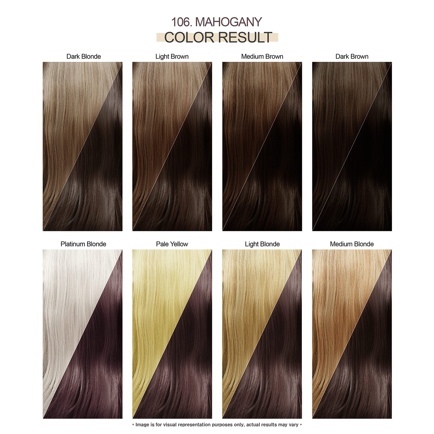 Adore Semi Permanent Hair Color - Vegan and Cruelty-Free Hair Dye - 4 Fl Oz - 106 Mahogany (Pack of 1)