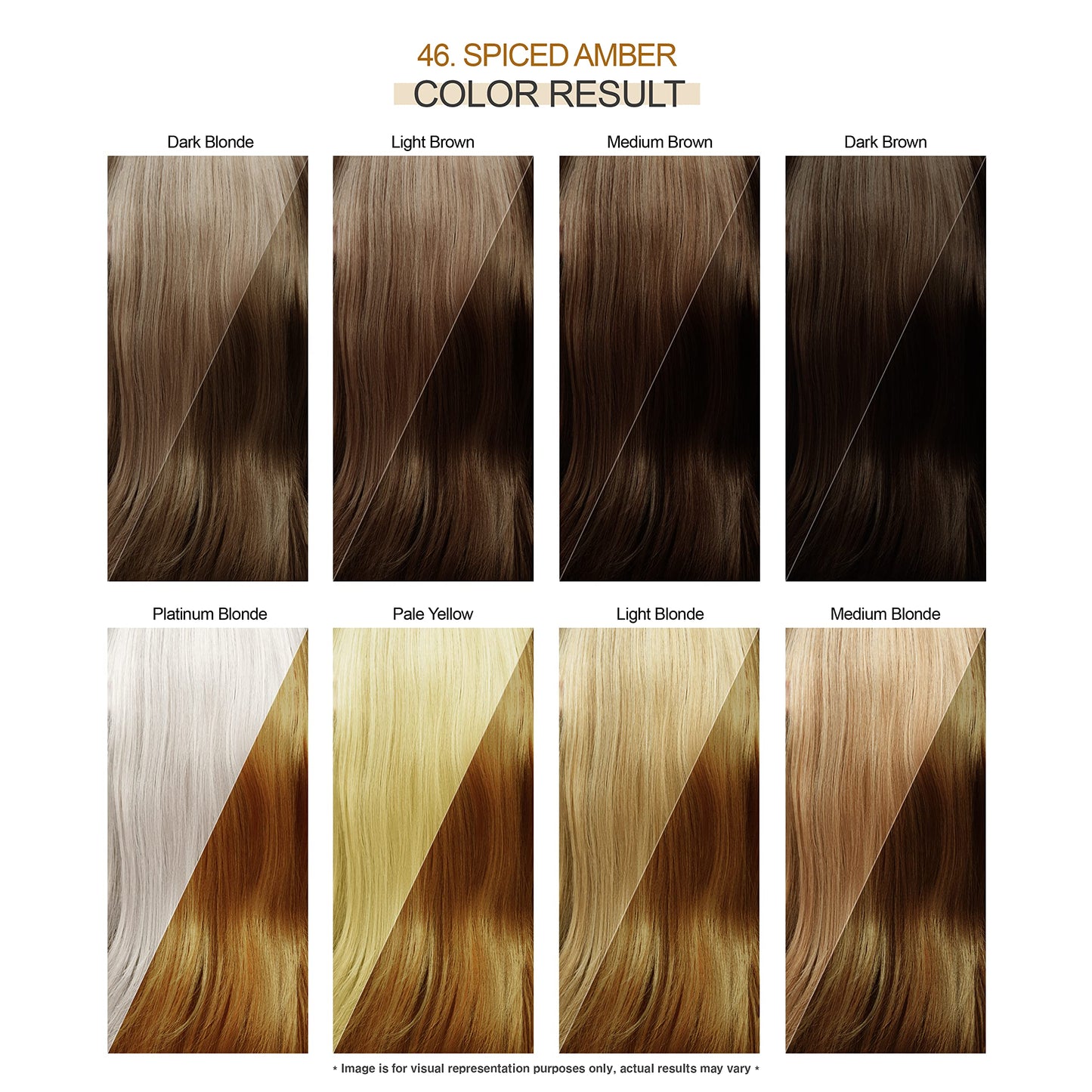 Adore Semi Permanent Hair Color - Vegan and Cruelty-Free Hair Dye - 4 Fl Oz - 046 Spiced Amber (Pack of 1)