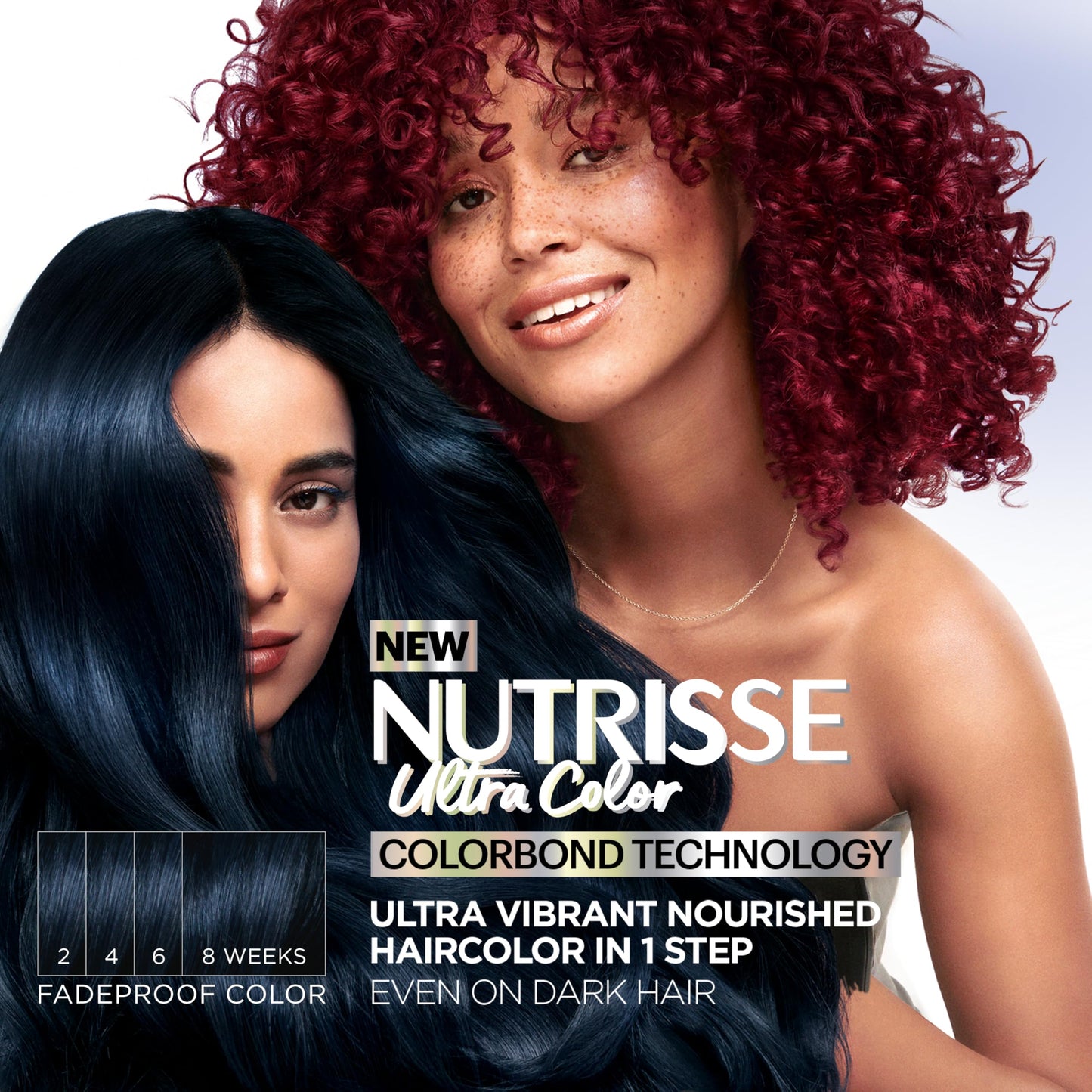 Black Garnier Nutrisse Ultra Color Hair Color, Permanent Hair Dye for Up to 8 Weeks of Bold, Vibrant, Fade-Resistant Results, Vegan & Cruelty-Free, R2 Medium Intense Auburn (Goji Berry), 1 Count
