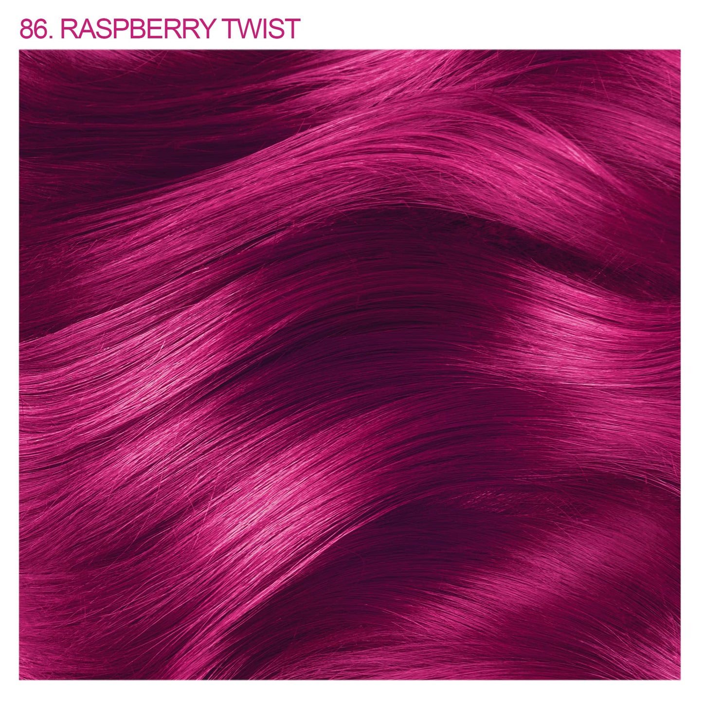 Adore Semi Permanent Hair Color - Vegan and Cruelty-Free Hair Dye - 4 Fl Oz - 086 Raspberry Twist (Pack of 1)
