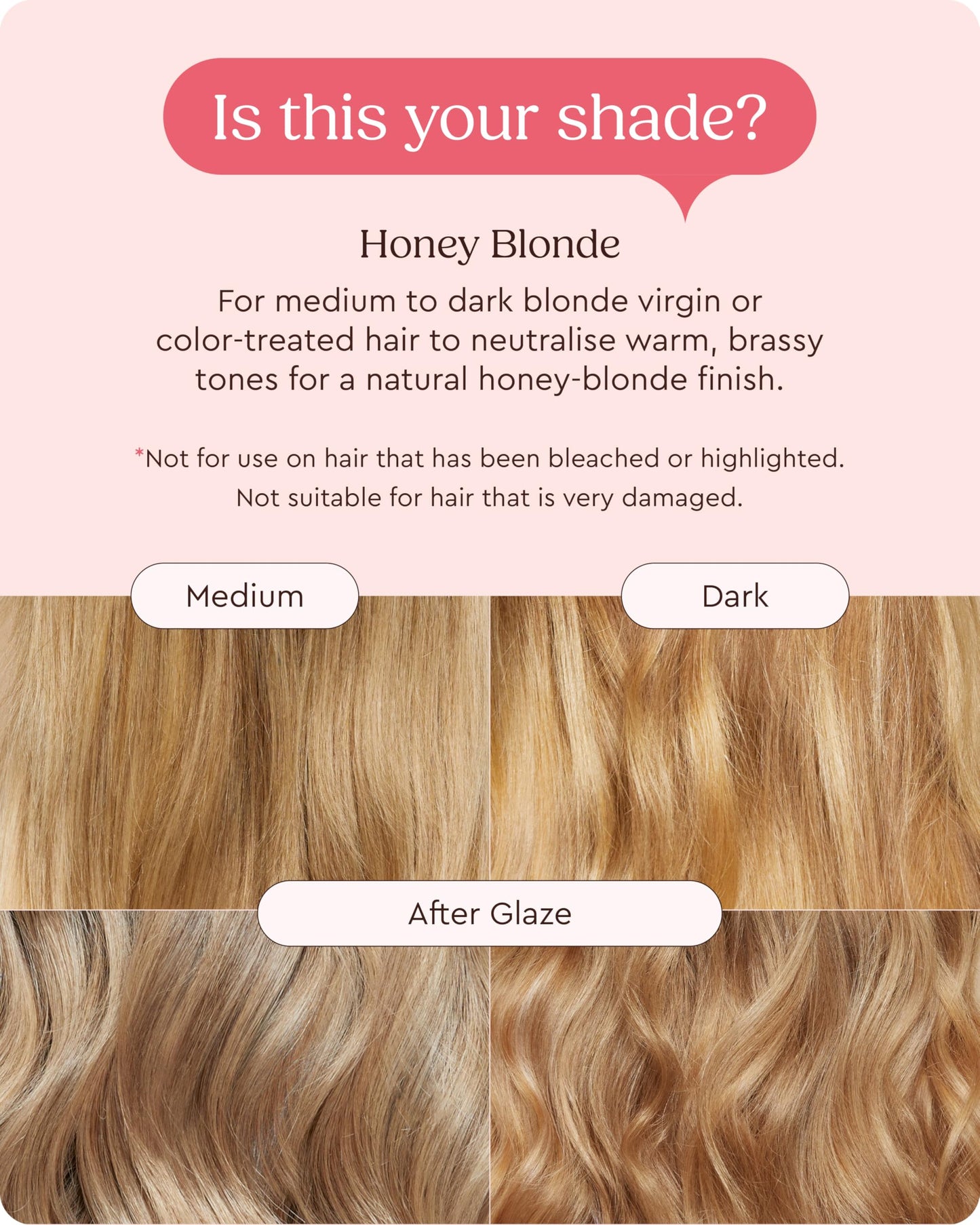 Misty Rose Glaze Supergloss Color Conditioning Gloss – Hydrating Semi-Permanent Color Hair Gloss & Shine Boost – Color Depositing Mask - Vegan, Cruelty-Free – 6.4 Fl Oz - Pearl Blonde - Purple Toner