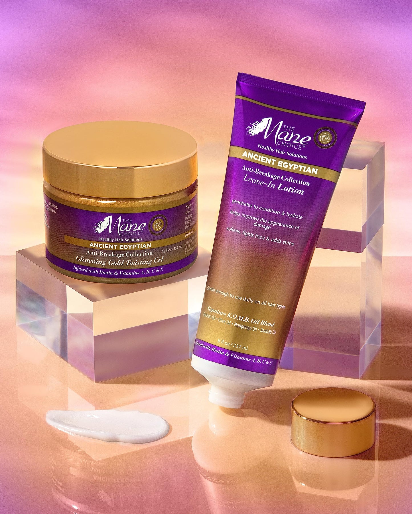 The Mane Choice Ancient Egyptian Anti-Breakage and Repair Antidote Après-shampoing sans rinçage, Lotion revitalisante et hydratante pour la brillance et le contrôle des frisottis, Nourrit les cheveux secs et cassants, 227 g