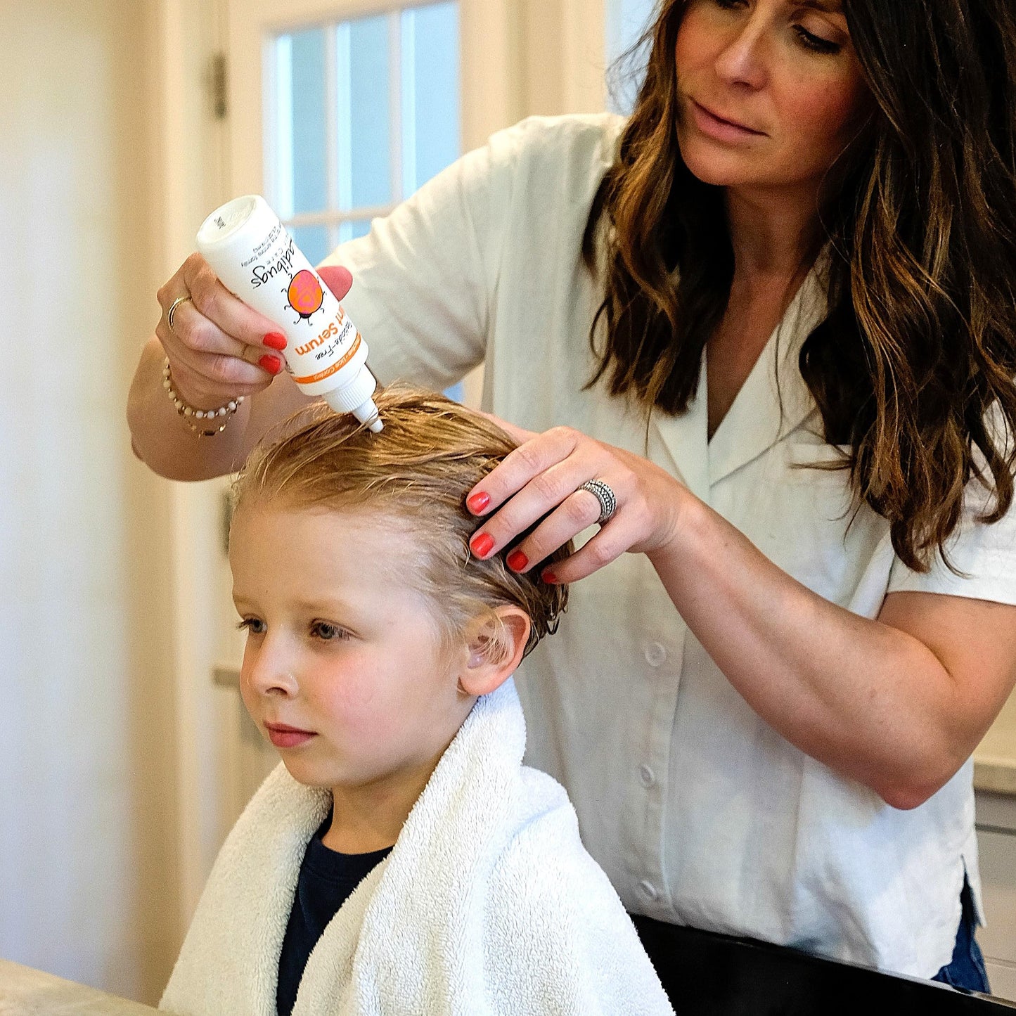 LADIBUGS One and Done Lice Treatment Kit - 3-Step Elimination - Comb, Mousse, Serum | Natural & Effective Head Lice & Nit Fix | Safe Removal for Kids, Family | Clinic Preferred, Nurse Approved